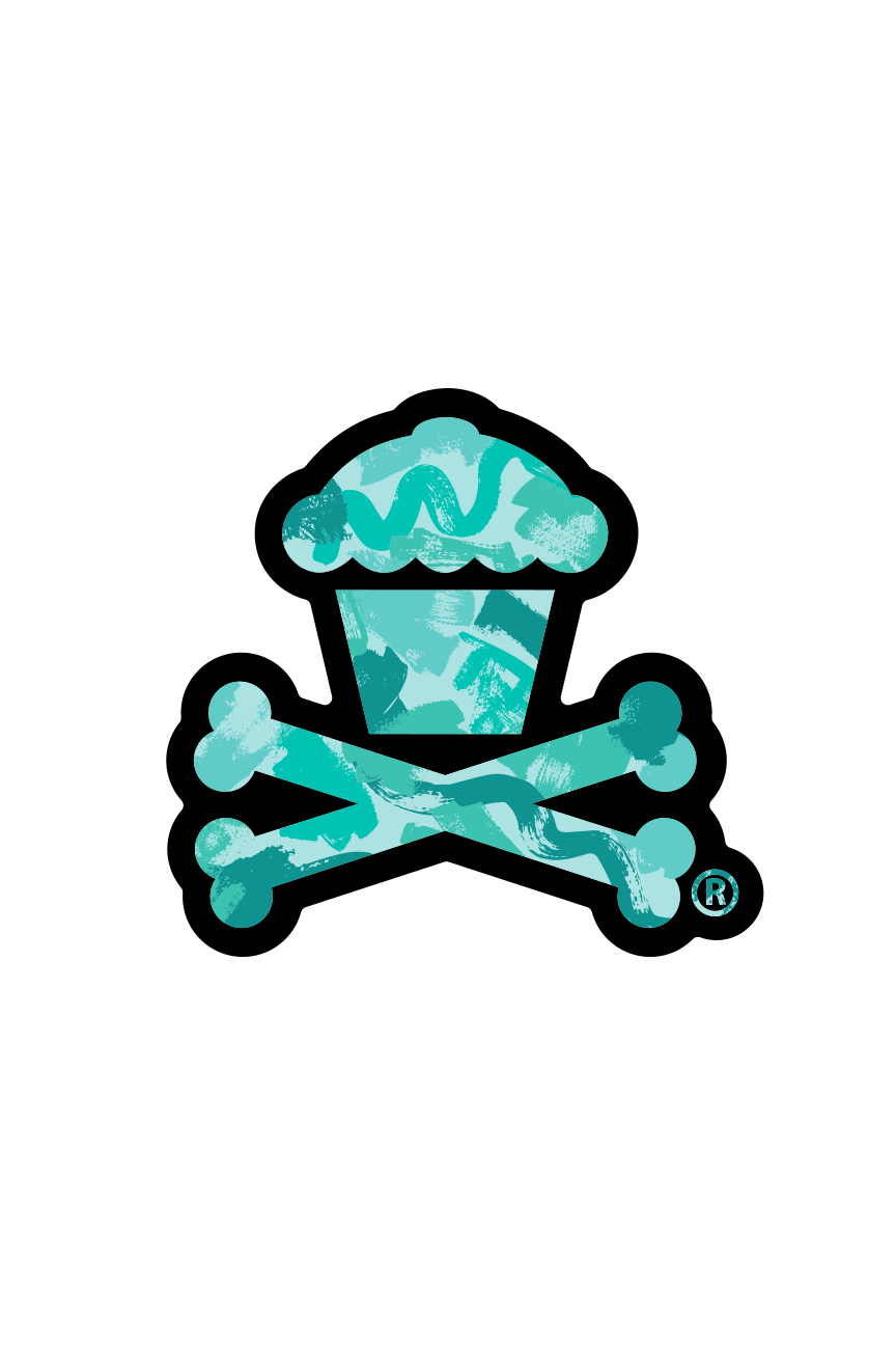 STICKER - Painted Crossbones