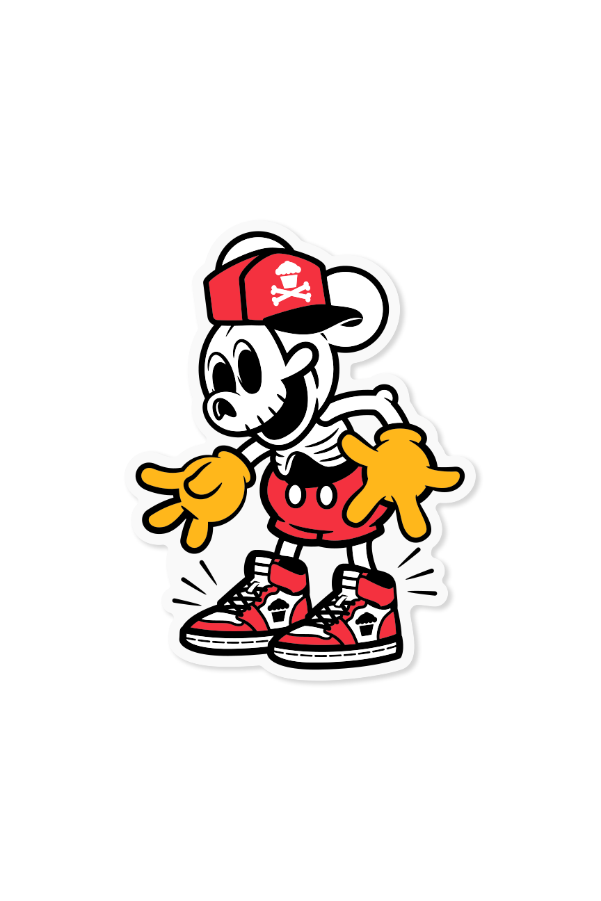 STICKER - Cartoon Cupkicks