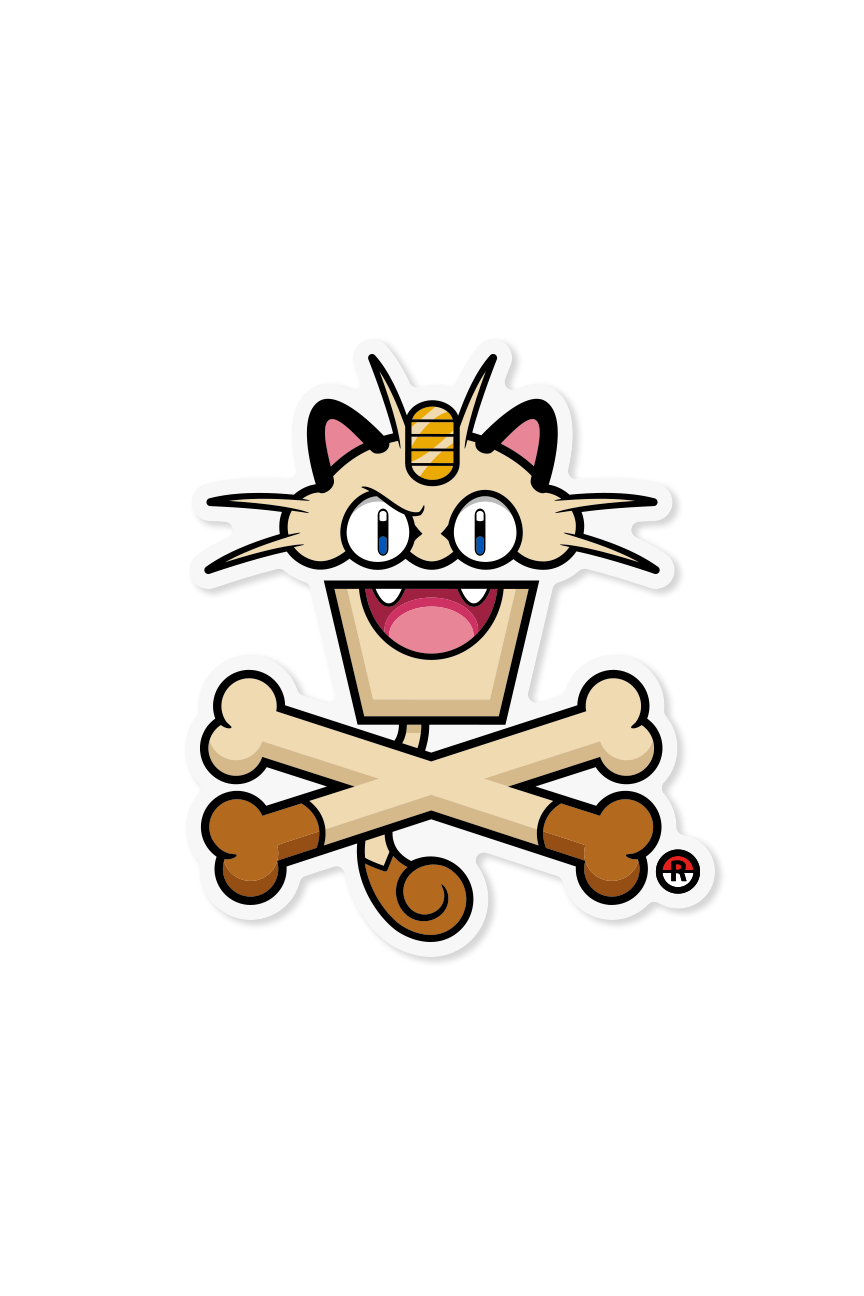STICKER - Meow Crossbones