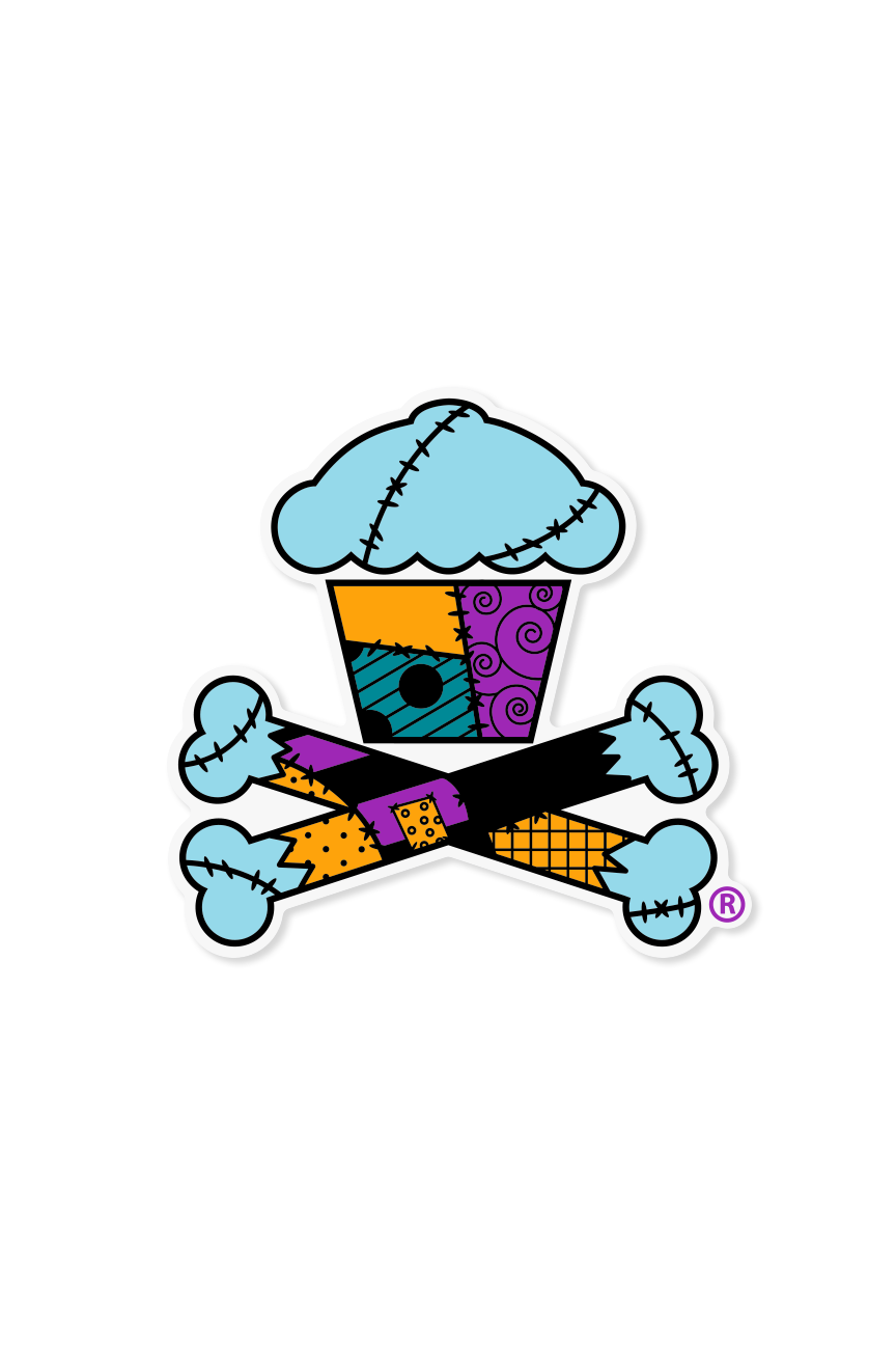 STICKER - Stitched Doll Crossbones