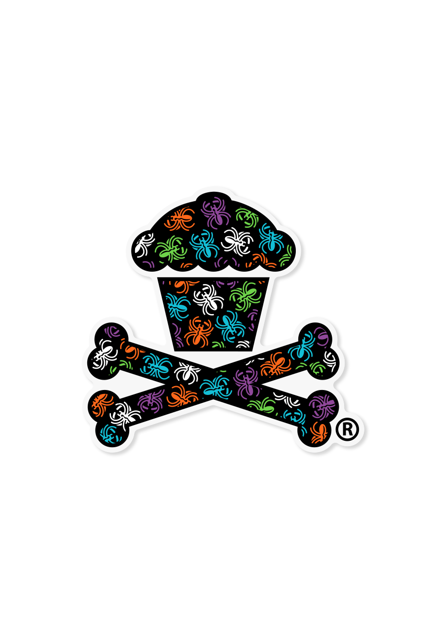 STICKER - Spider Ring Crossbones