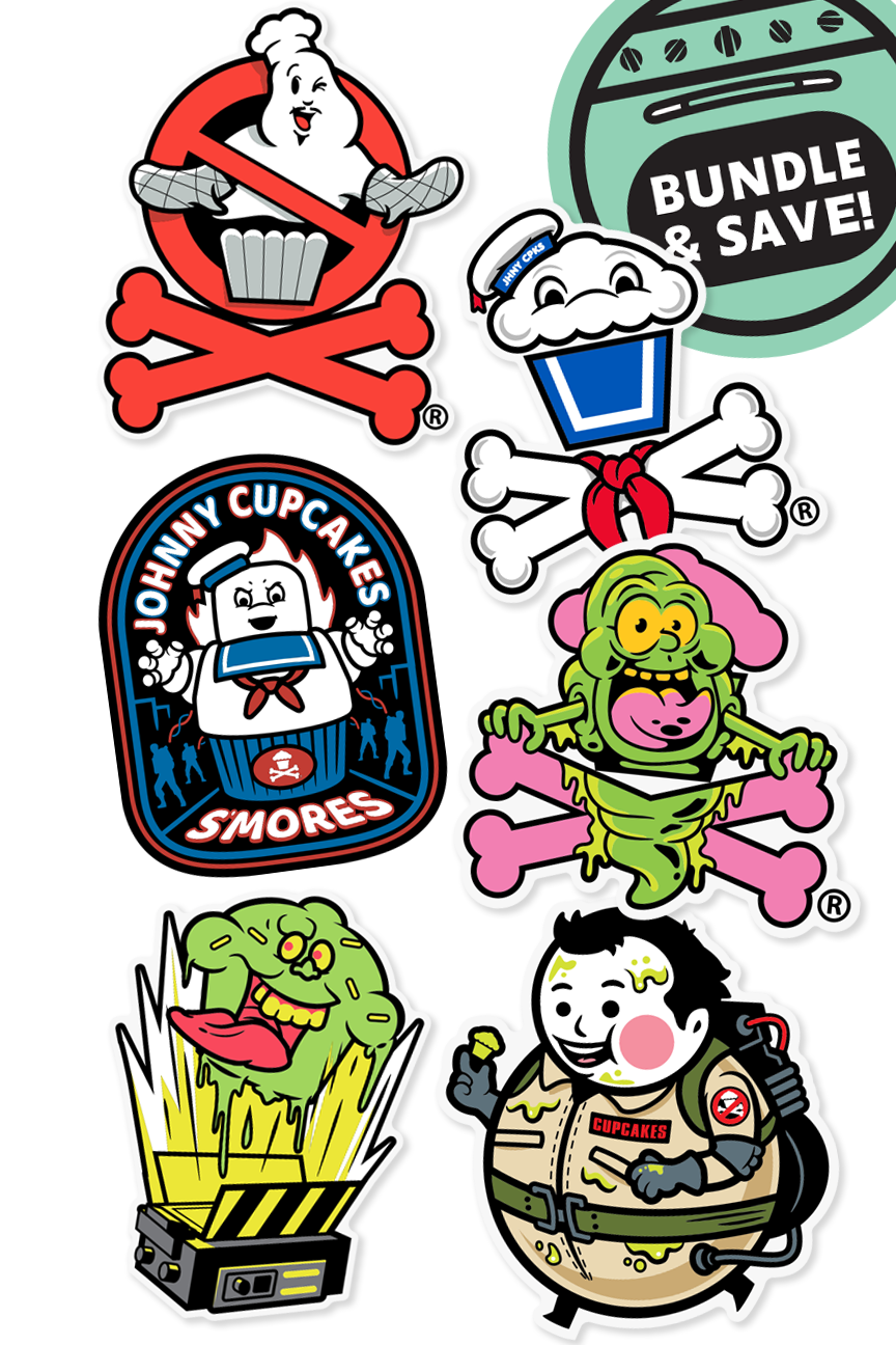 6 STICKER BUNDLE - Ghostbakers