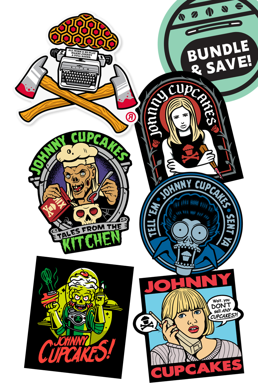 6 STICKER BUNDLE - Haunted Parodies