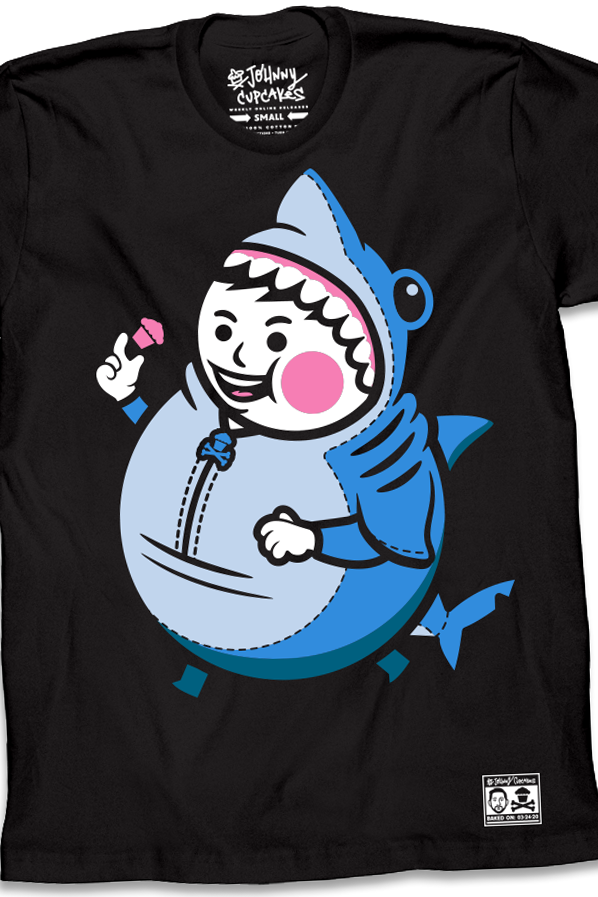 JC Vault - Adult Medium - Big Kid Shark Black