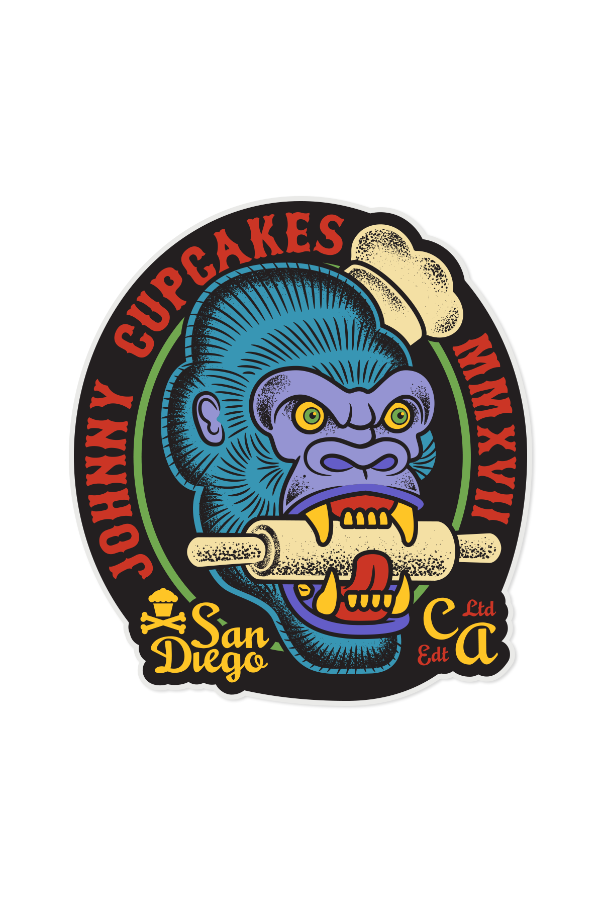 STICKER - San Diego Gorilla