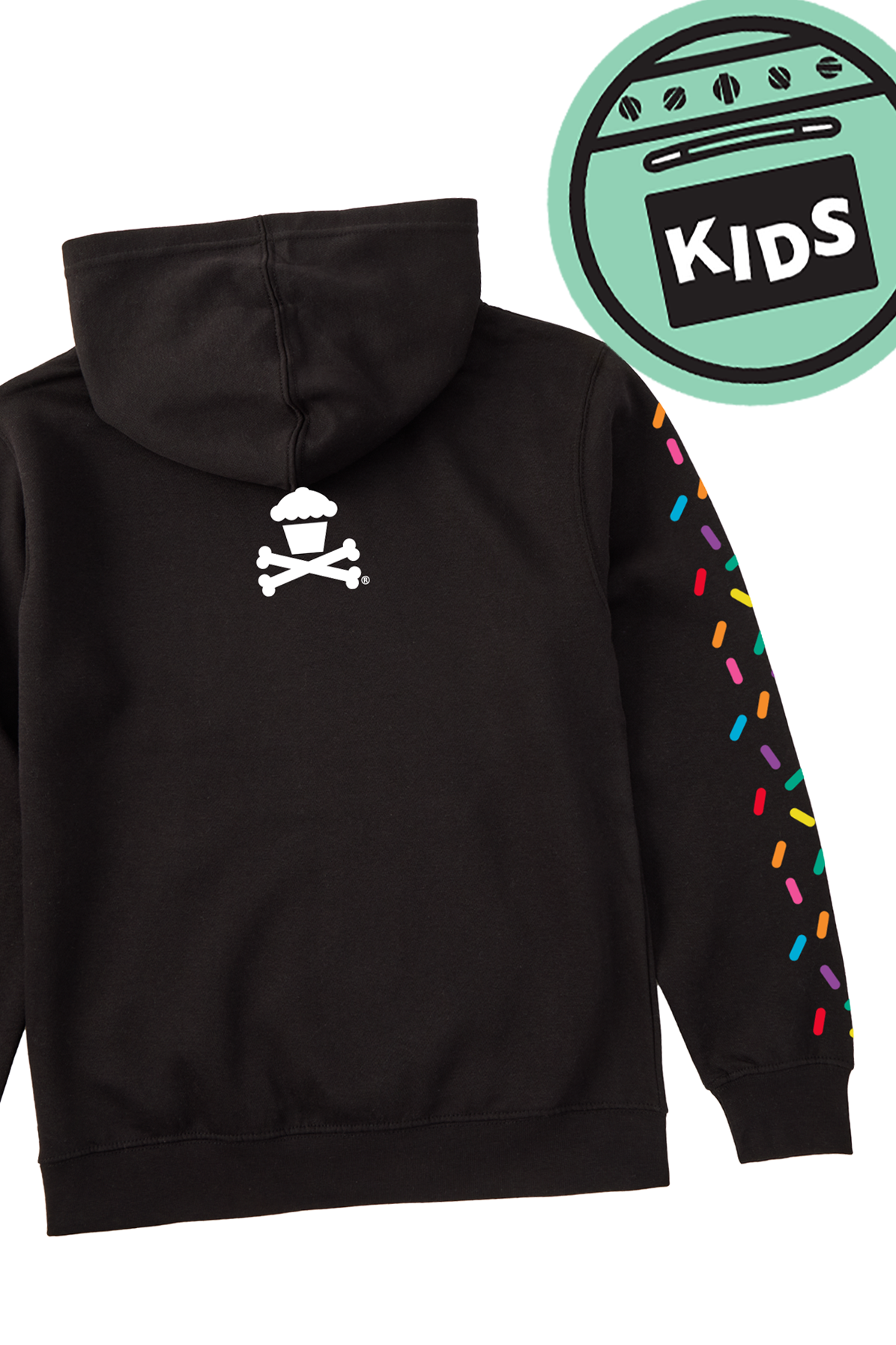 Kids Pullover Sweatshirt - Sprinkles Sleeve Basic Mini