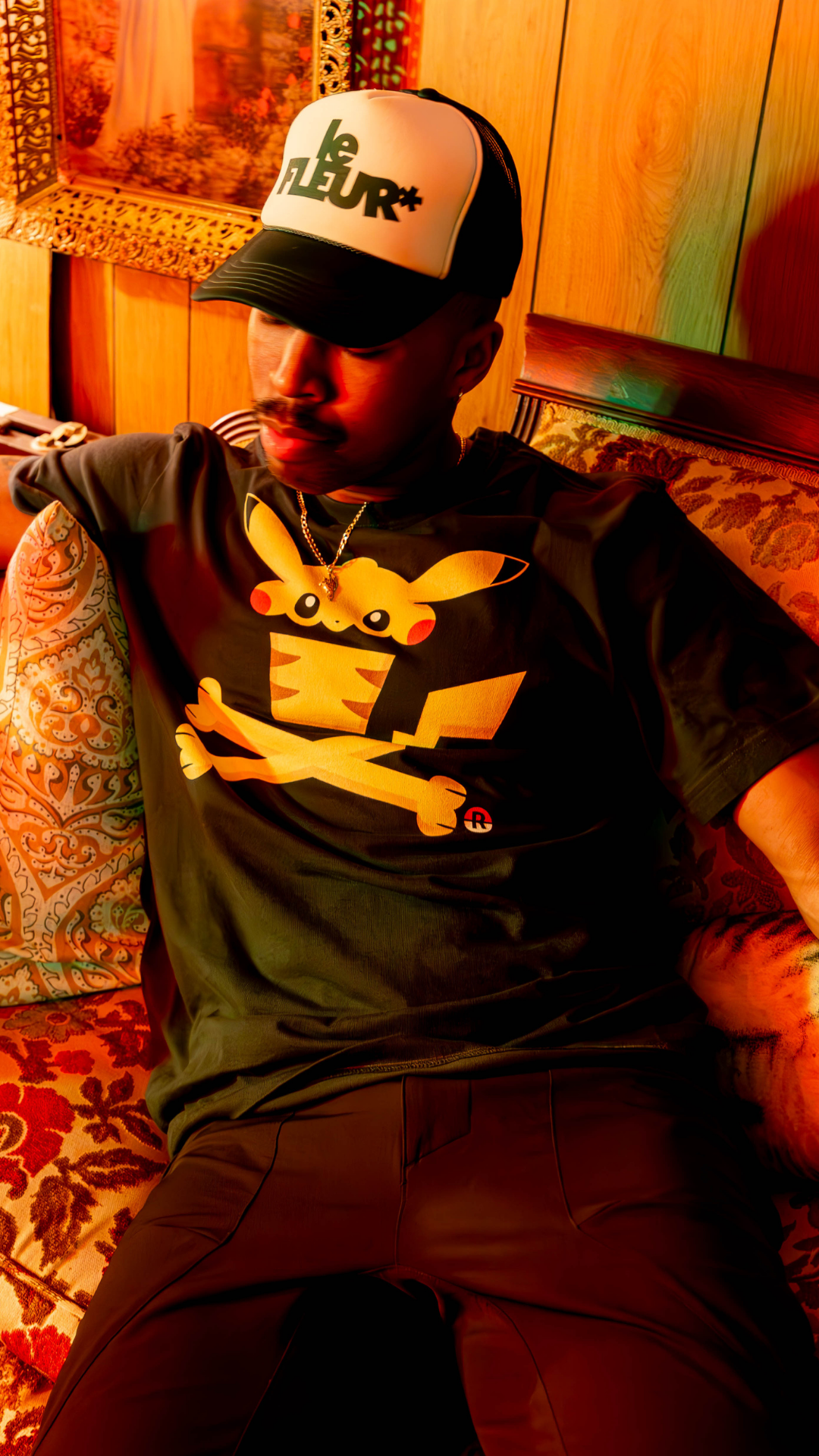 Men's Peekaboo Crossbones Short Sleeve Premium Tee