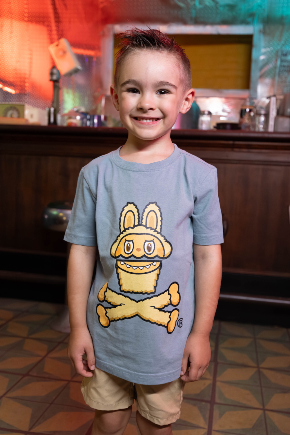 Kids La-Chew-Chew Crossbones Short Sleeve Premium Tee