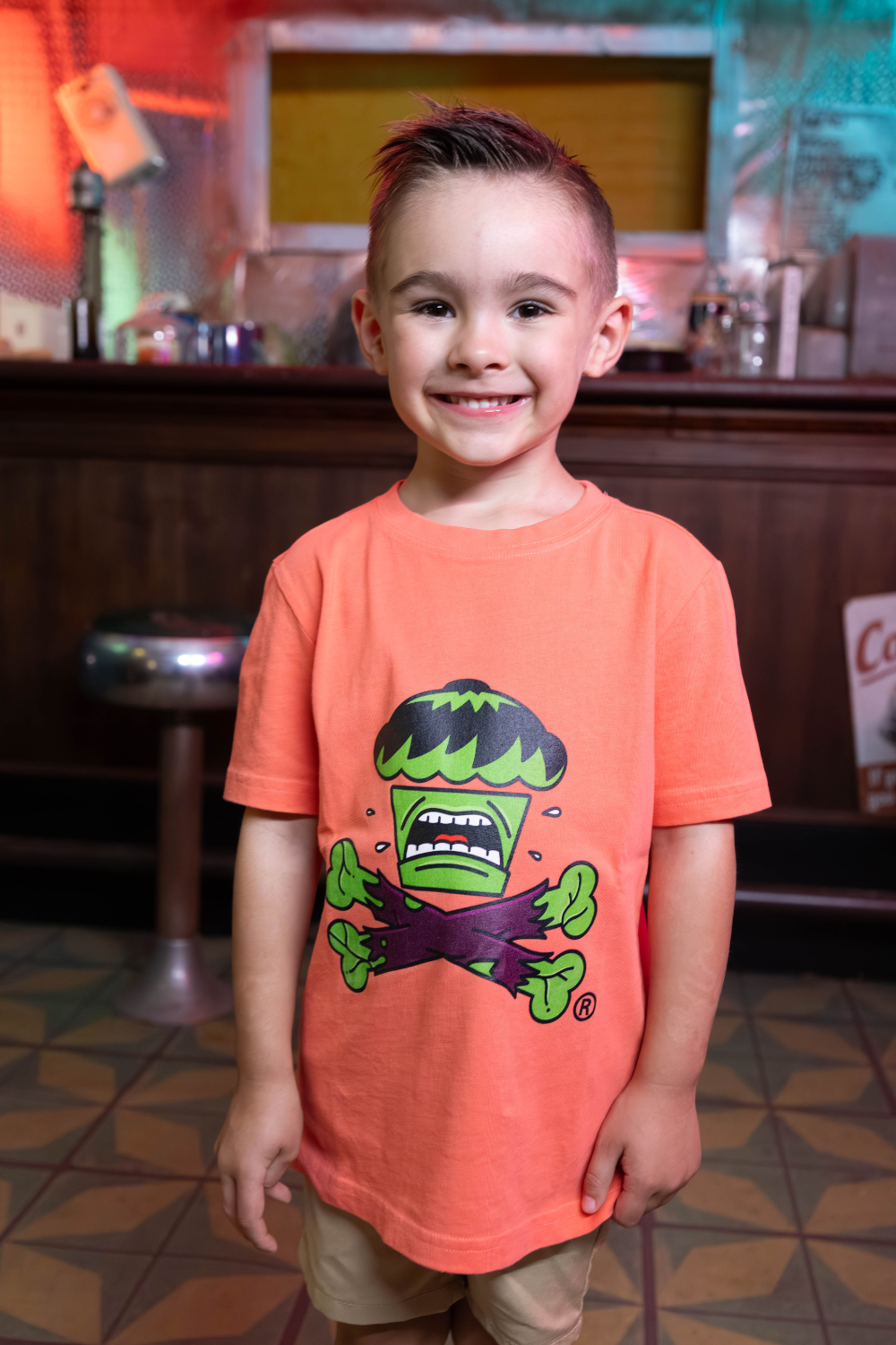 Kids Angry Crossbones Short Sleeve Premium Tee