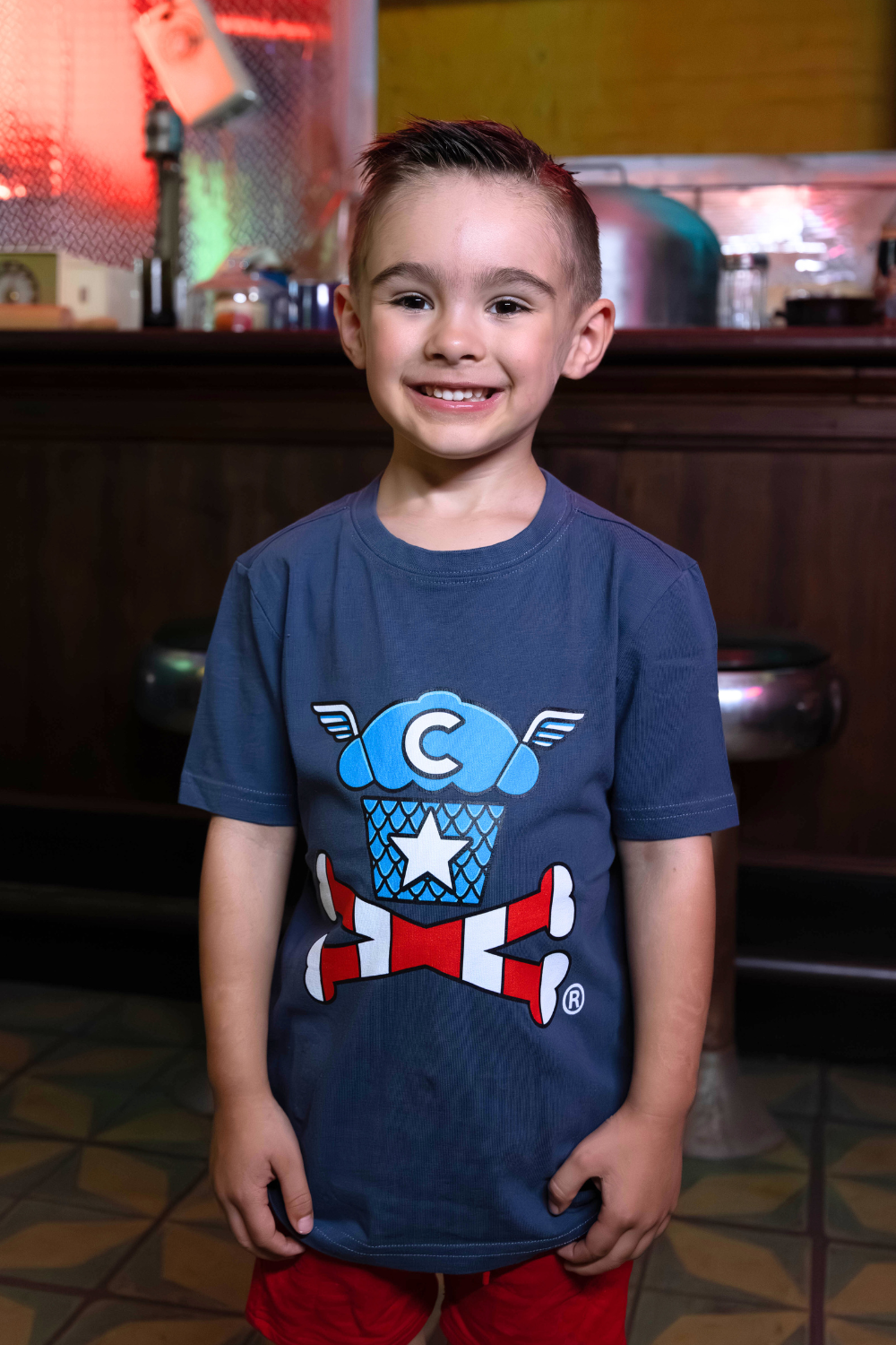 Kids Shield Crossbones Short Sleeve Premium Tee