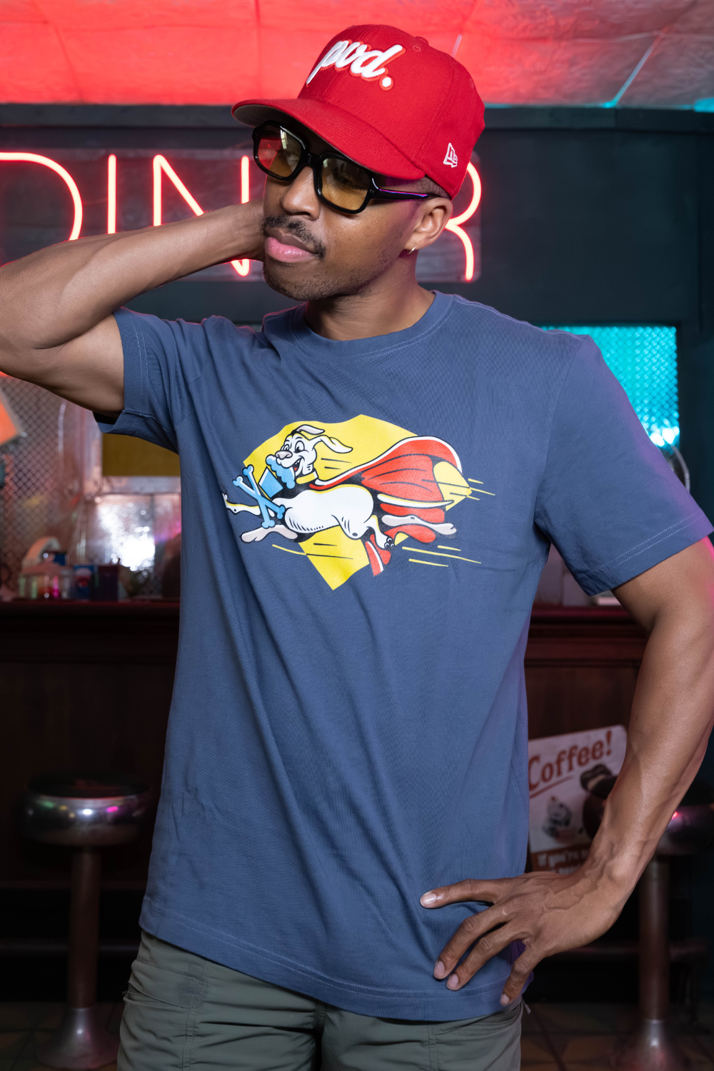 Men's Hero Pup Short Sleeve Premium Tee