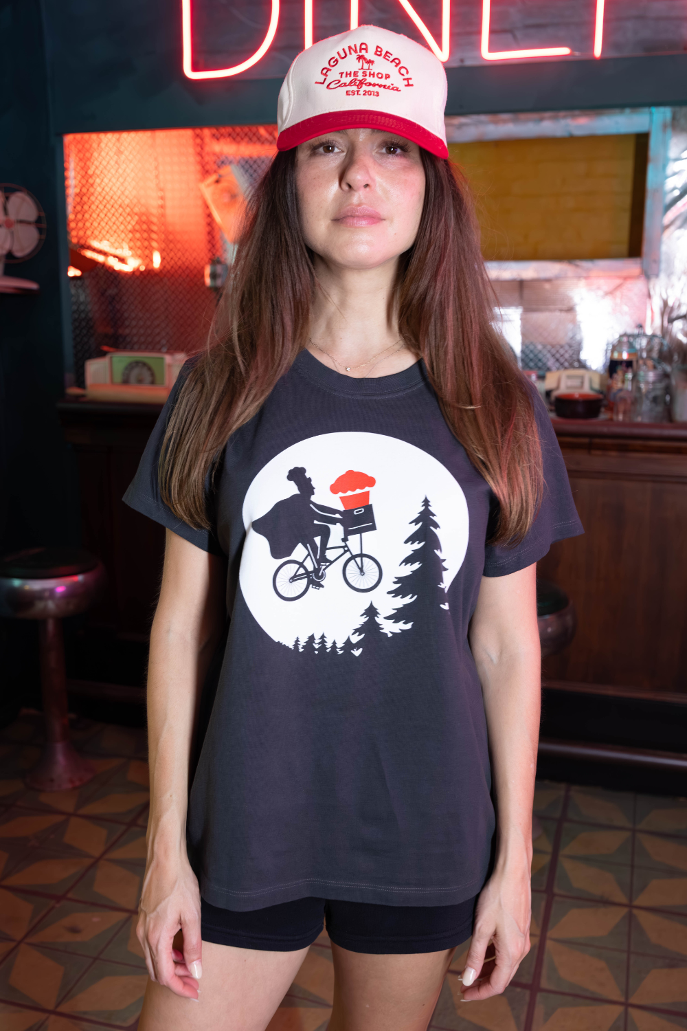 Womens Bicycle Chef Short Sleeve Premium Tee