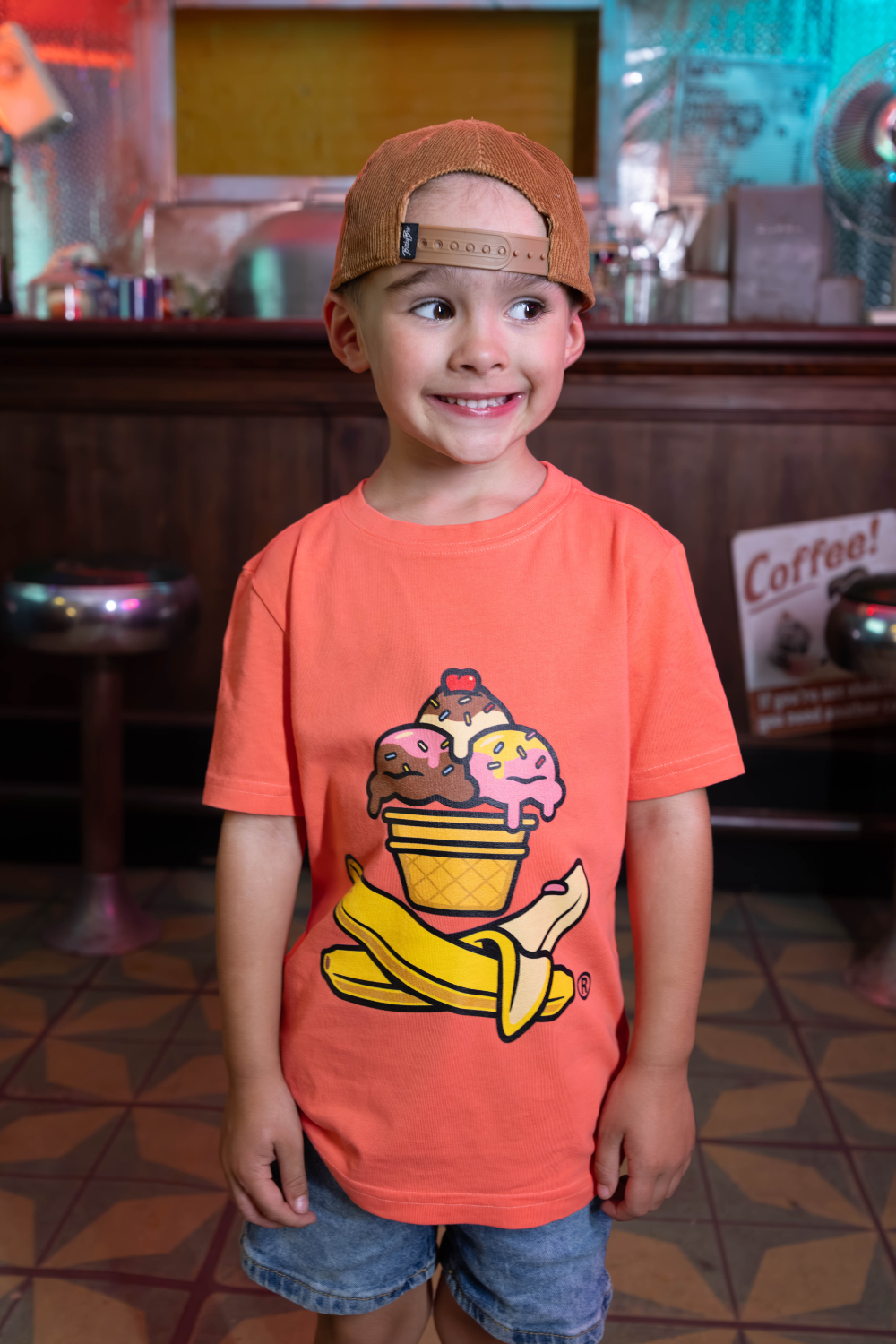 Kids Banana Split Crossbones Short Sleeve Premium Tee