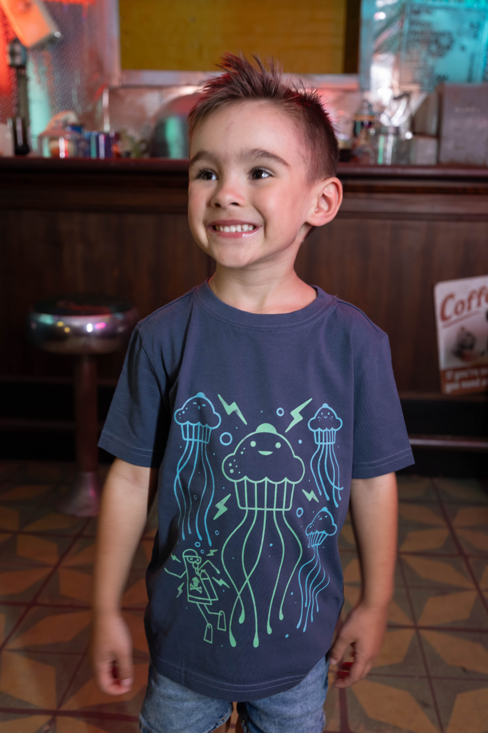 Kids Jellyfish Short Sleeve Premium Tee