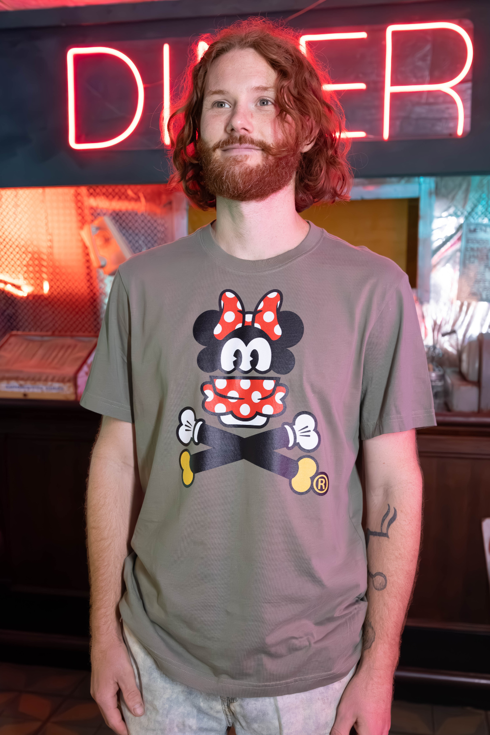 Men's Cinnamon-ie Mouse Crossbones Short Sleeve Premium Tee