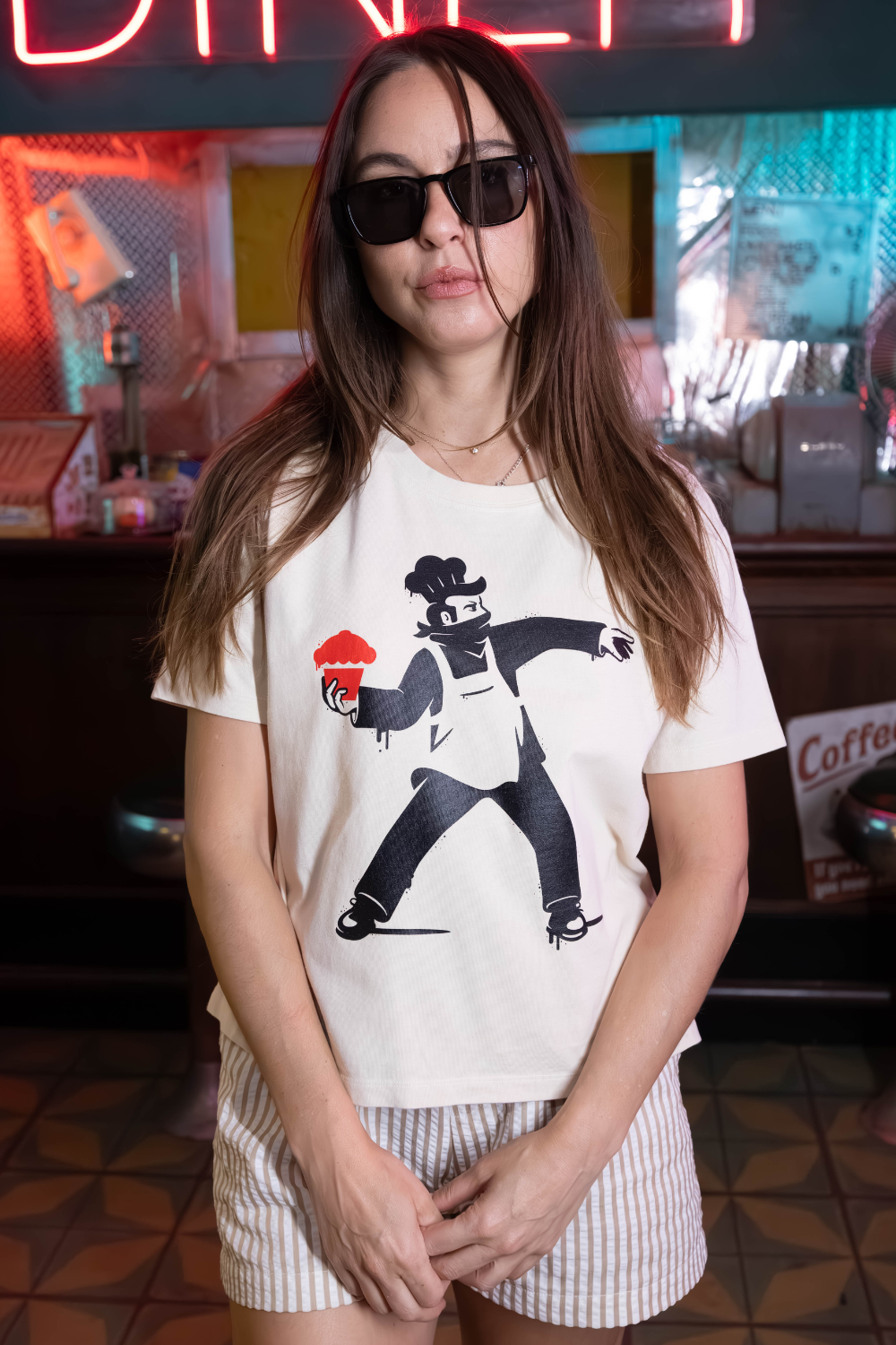 Women's Boxy Bakesy Short Sleeve Premium Tee