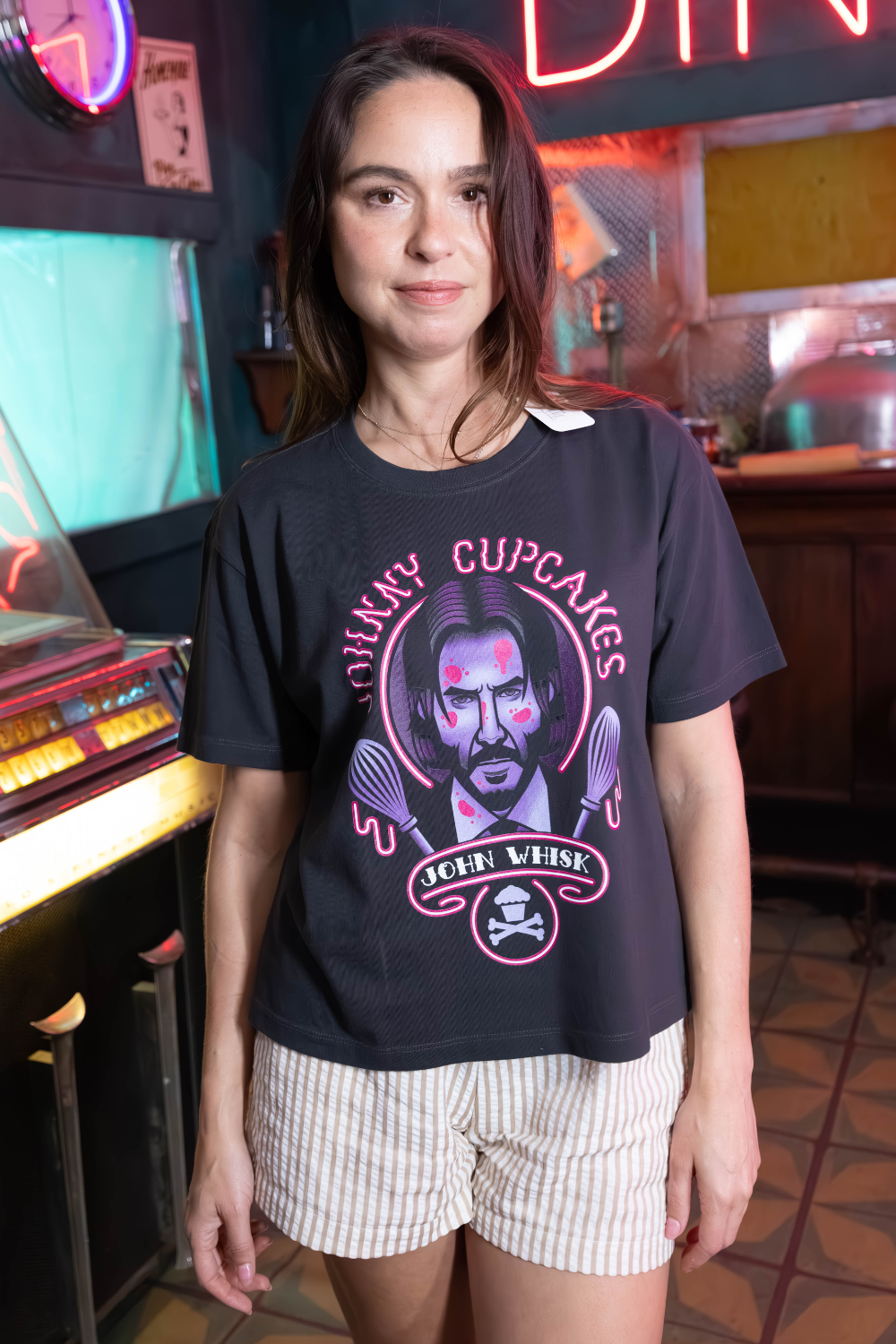 Women's Boxy John Whisk Short Sleeve Premium Tee