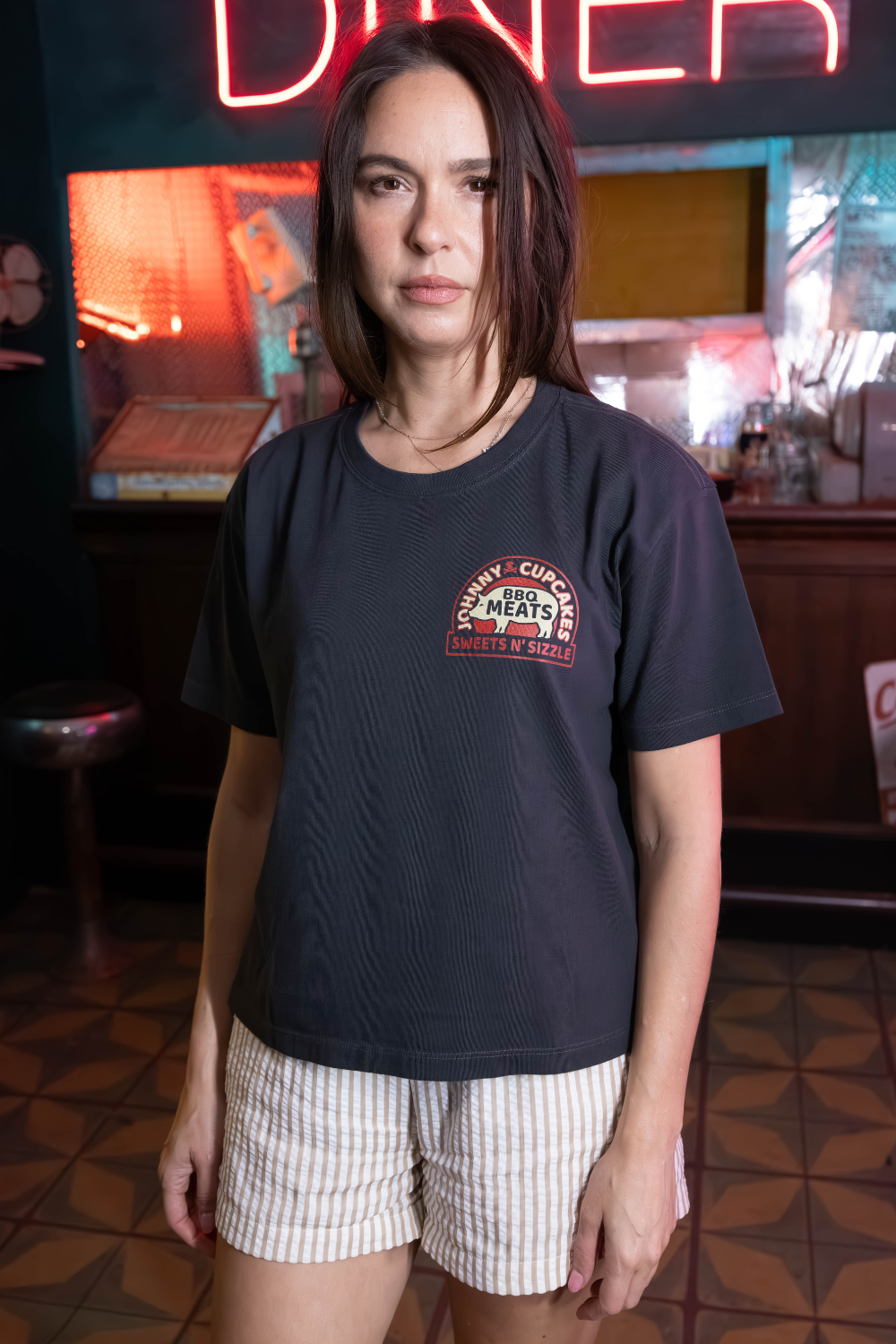 Women's Boxy Sweets & Sizzle Short Sleeve Premium Tee