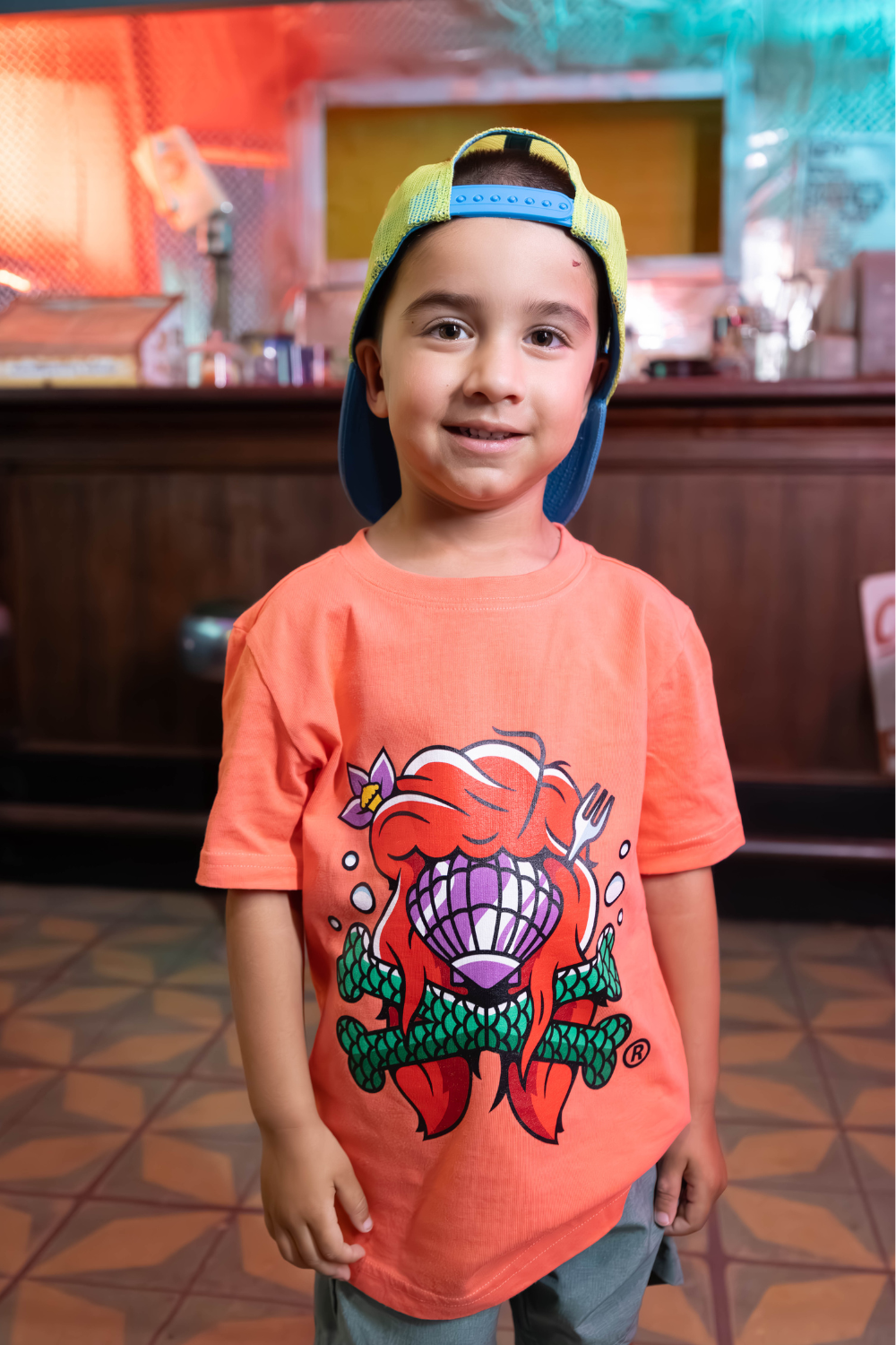 Kids Under The Sea Crossbones Short Sleeve Premium Tee