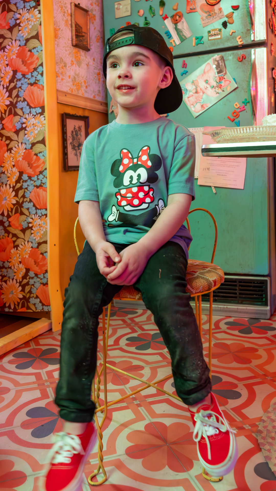 Kids Cinnamon-ie Mouse Crossbones Short Sleeve Premium Tee