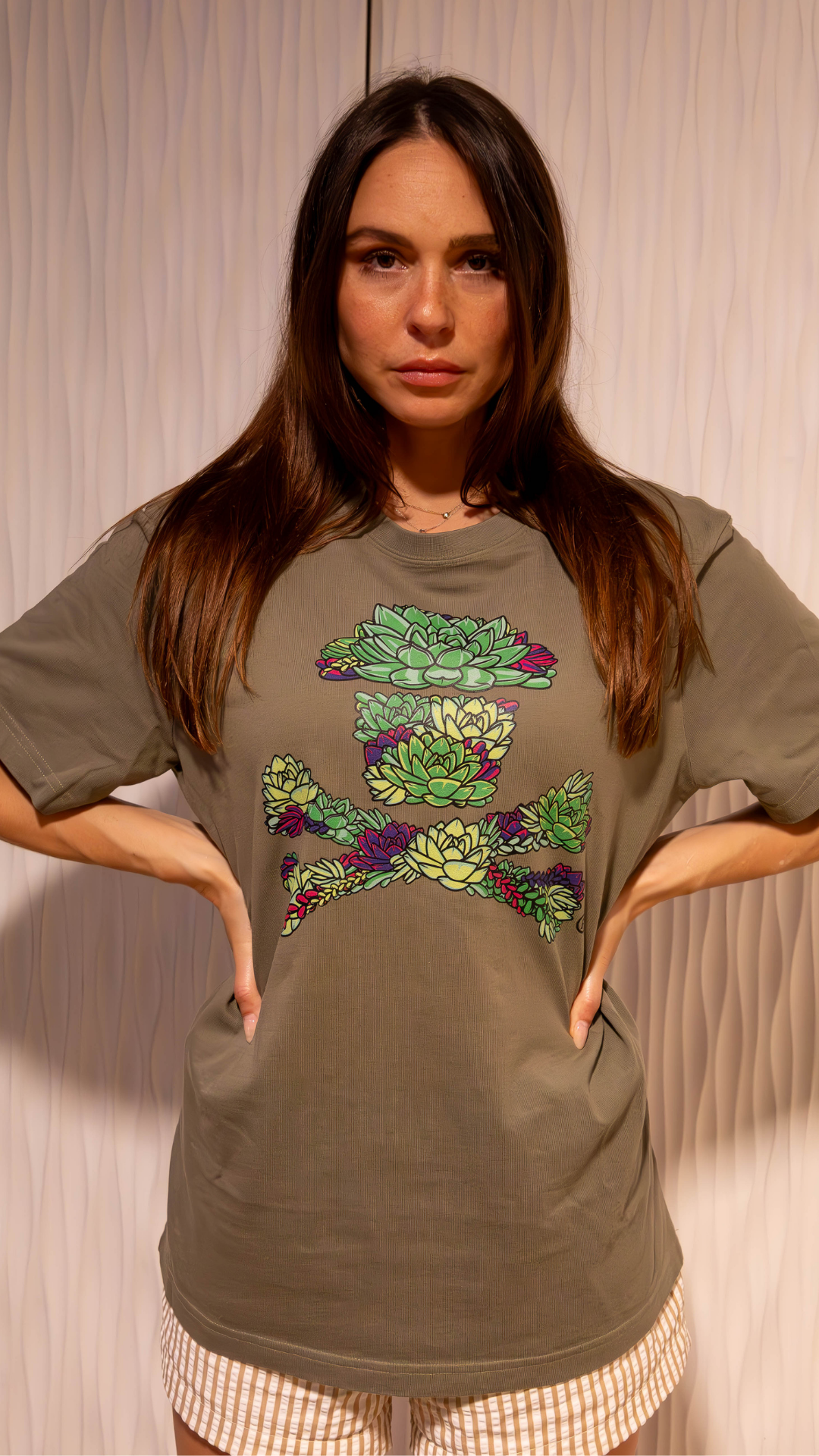 Men's Succulent Crossbones Short Sleeve Premium Tee