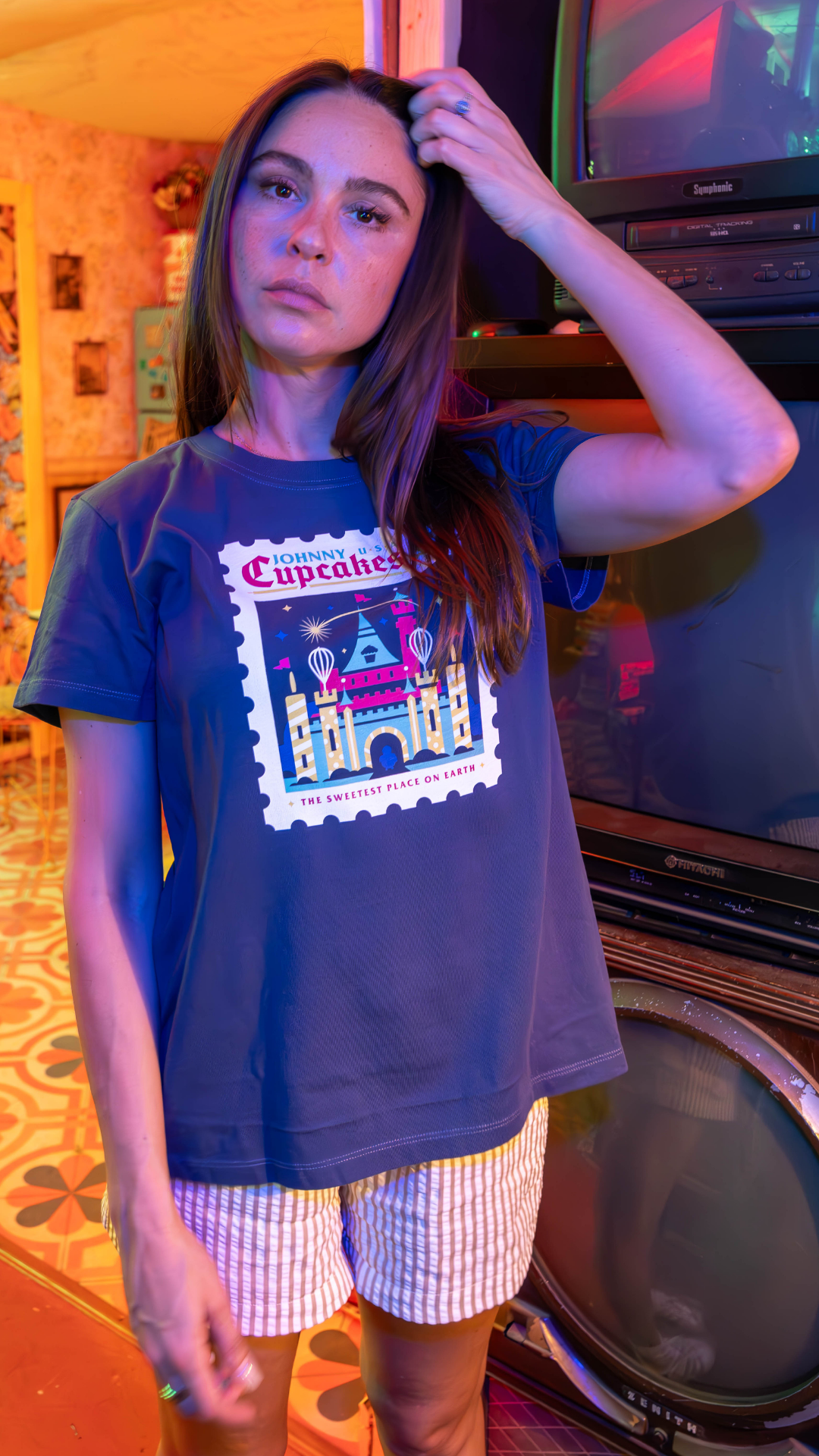 Womens Sweetest Place on Earth Short Sleeve Premium Tee