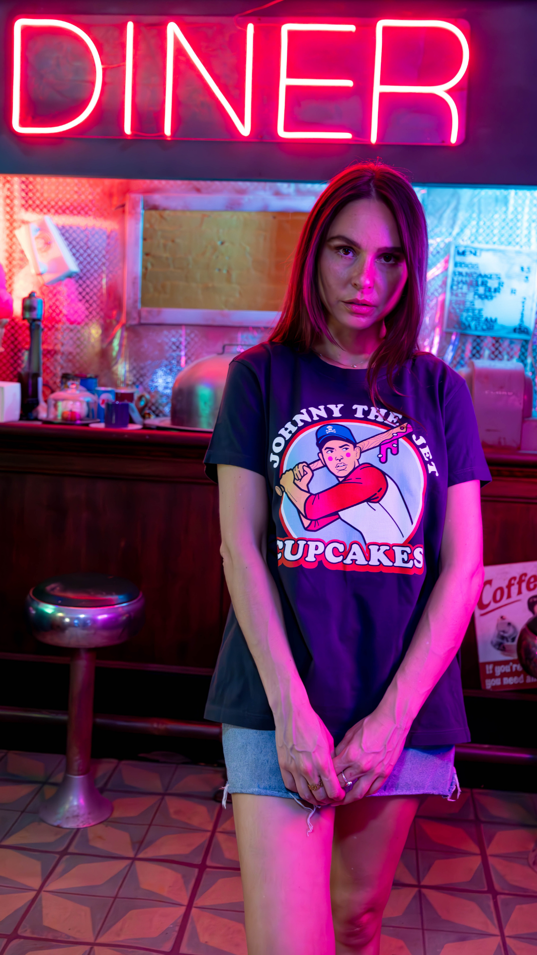 Womens Johnny the Jet Short Sleeve Premium Tee