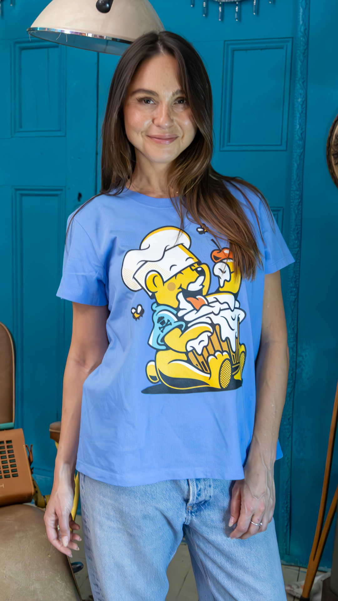Womens Hundred Acre Food Short Sleeve Premium Tee