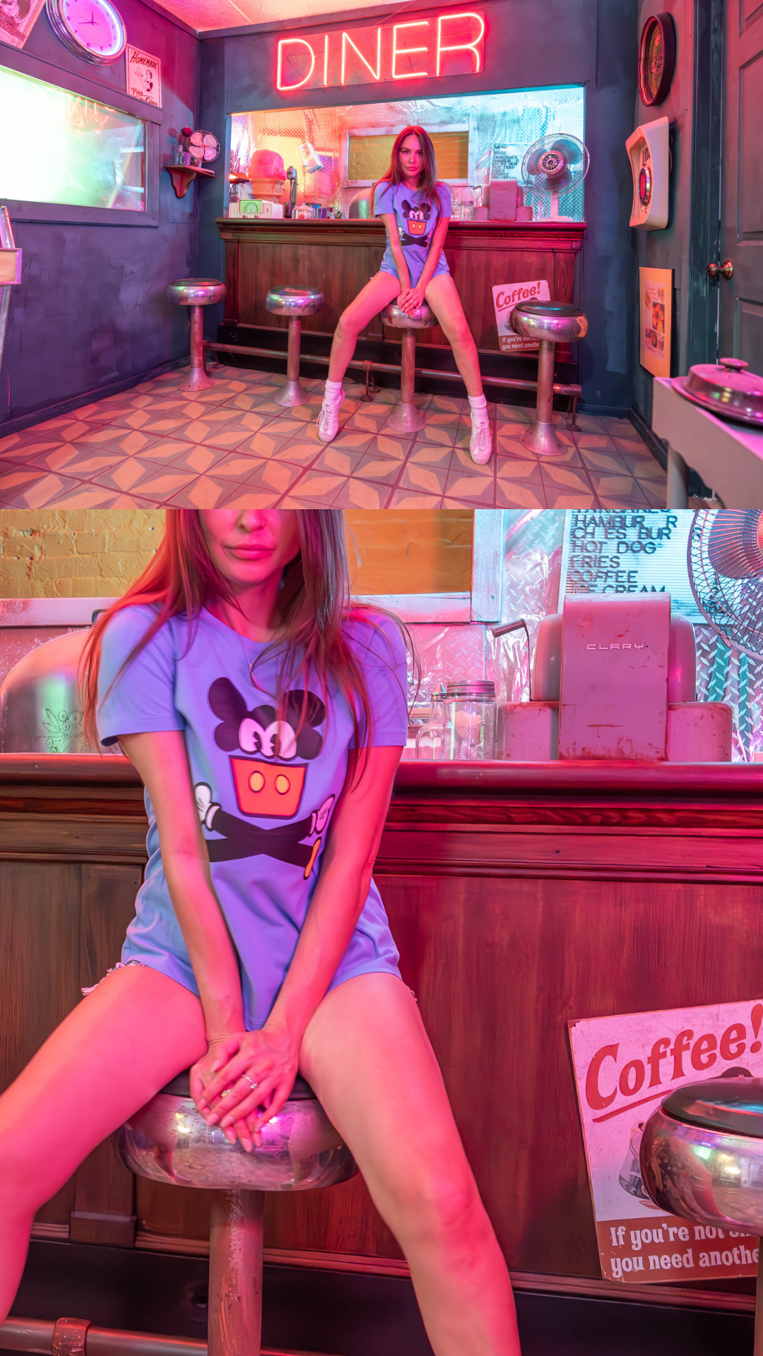 Womens Magical Mouse Crossbones Short Sleeve Premium Tee