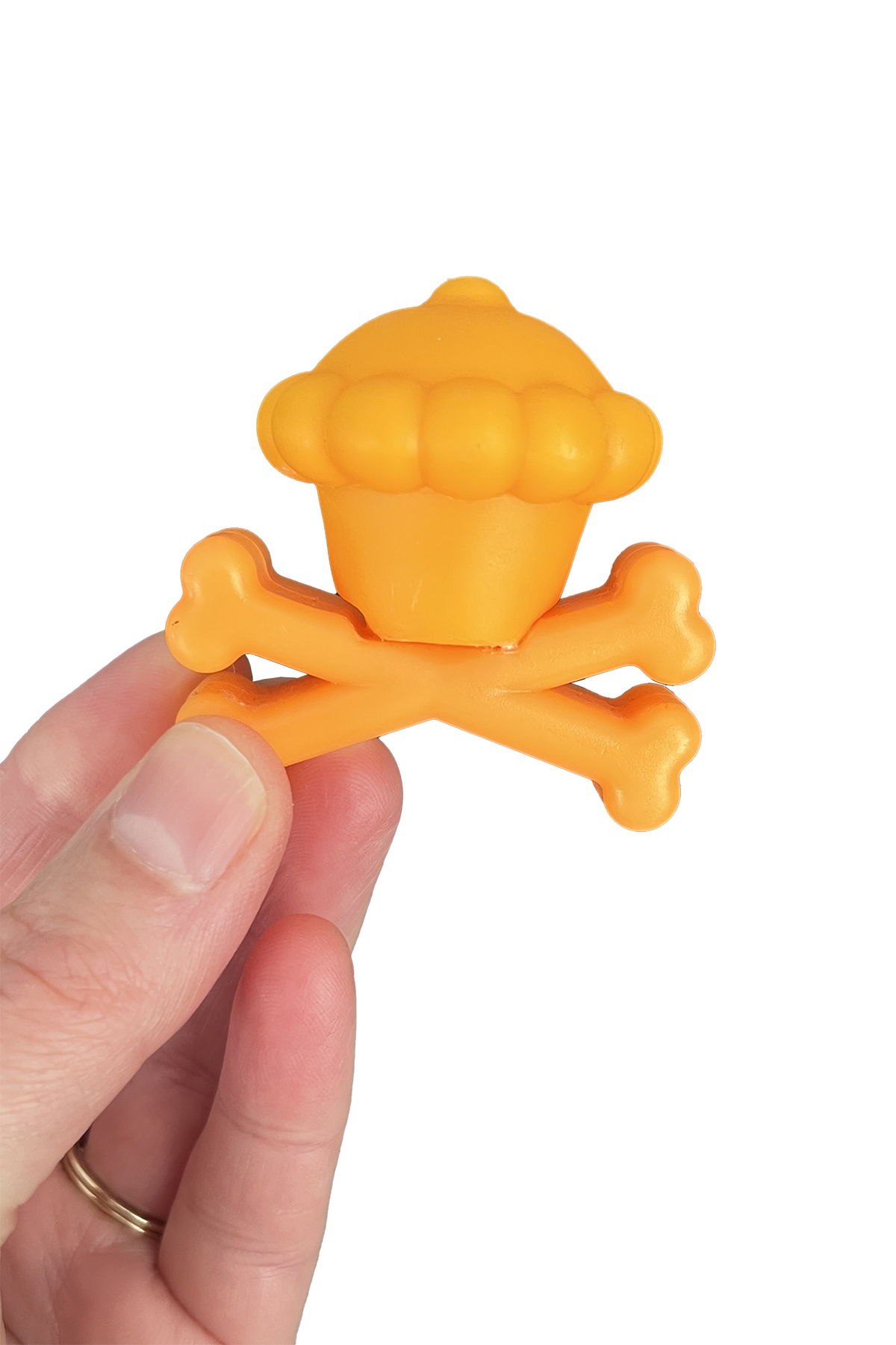 JC Vault - Mini Orange Crossbones Toy