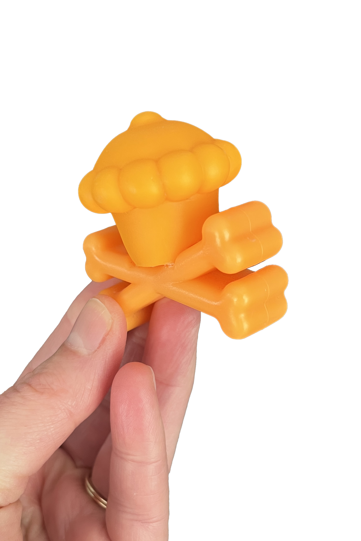 JC Vault - Mini Orange Crossbones Toy