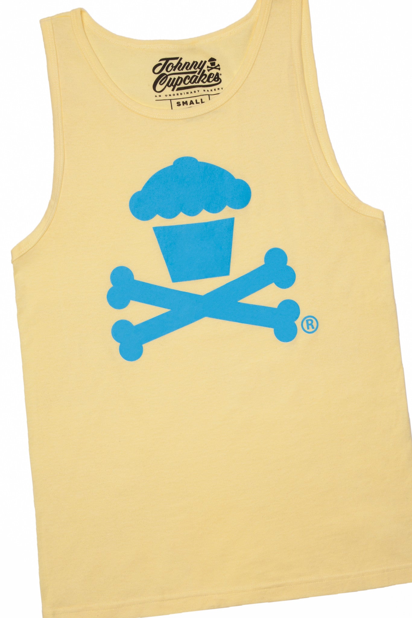 JC Vault - Adult Medium - Crossbones Tank (Yellow / Blue)