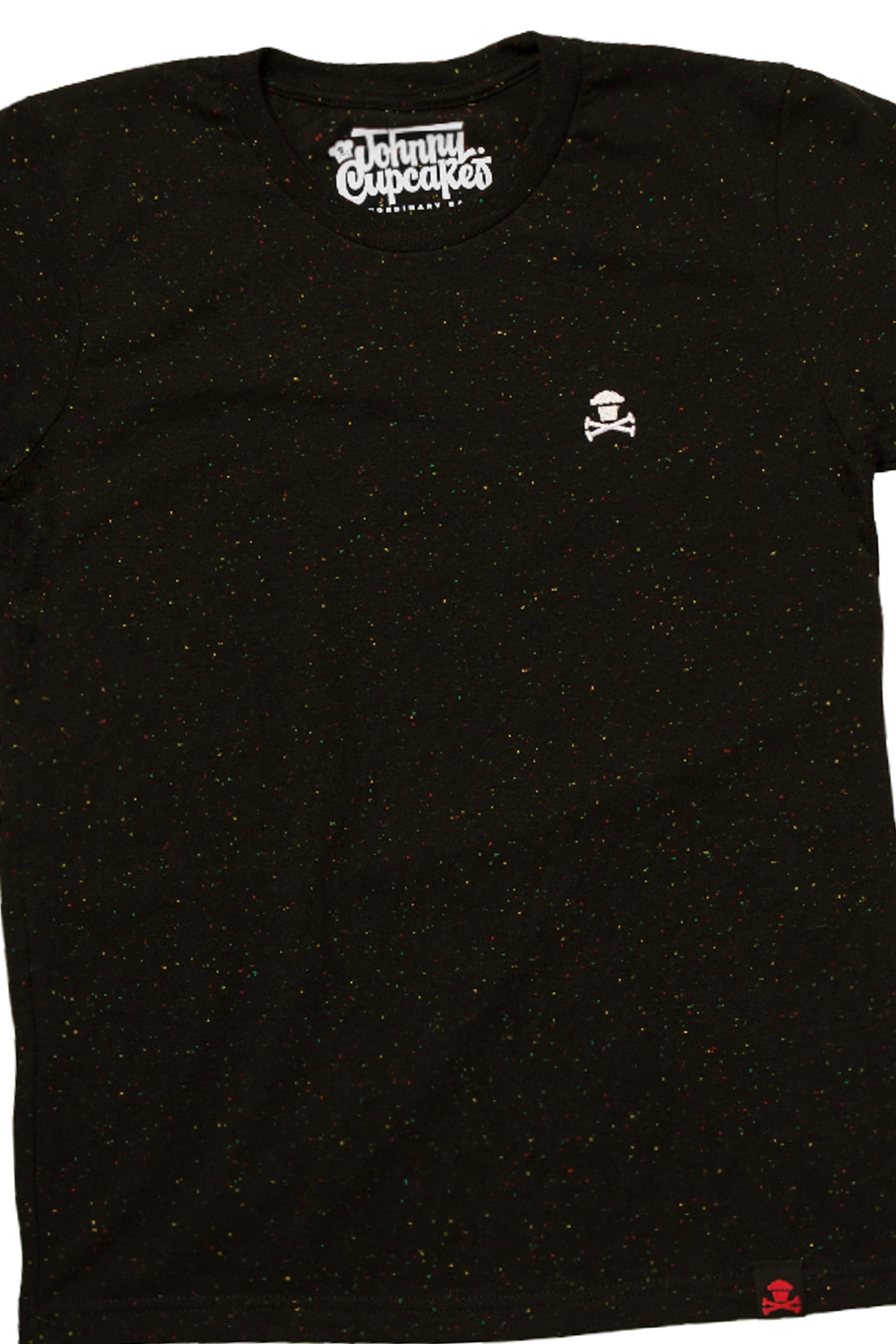 $10 Sale Tee - Embroidered Crossbones (White)