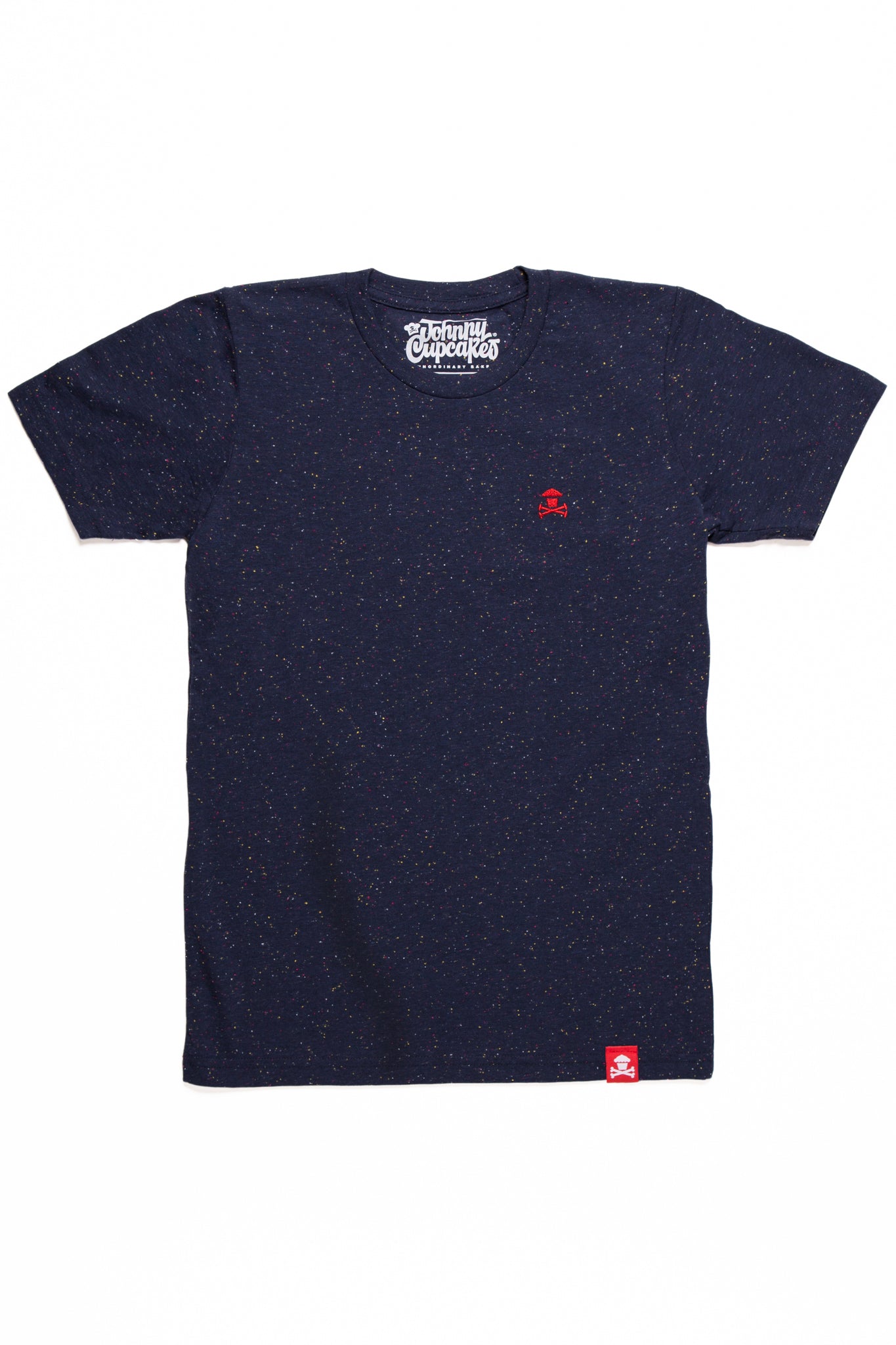 $10 Sale Tee - Embroidered Crossbones Navy