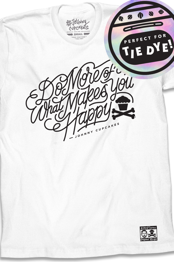 $10 Sale Tee - Happiness Script White