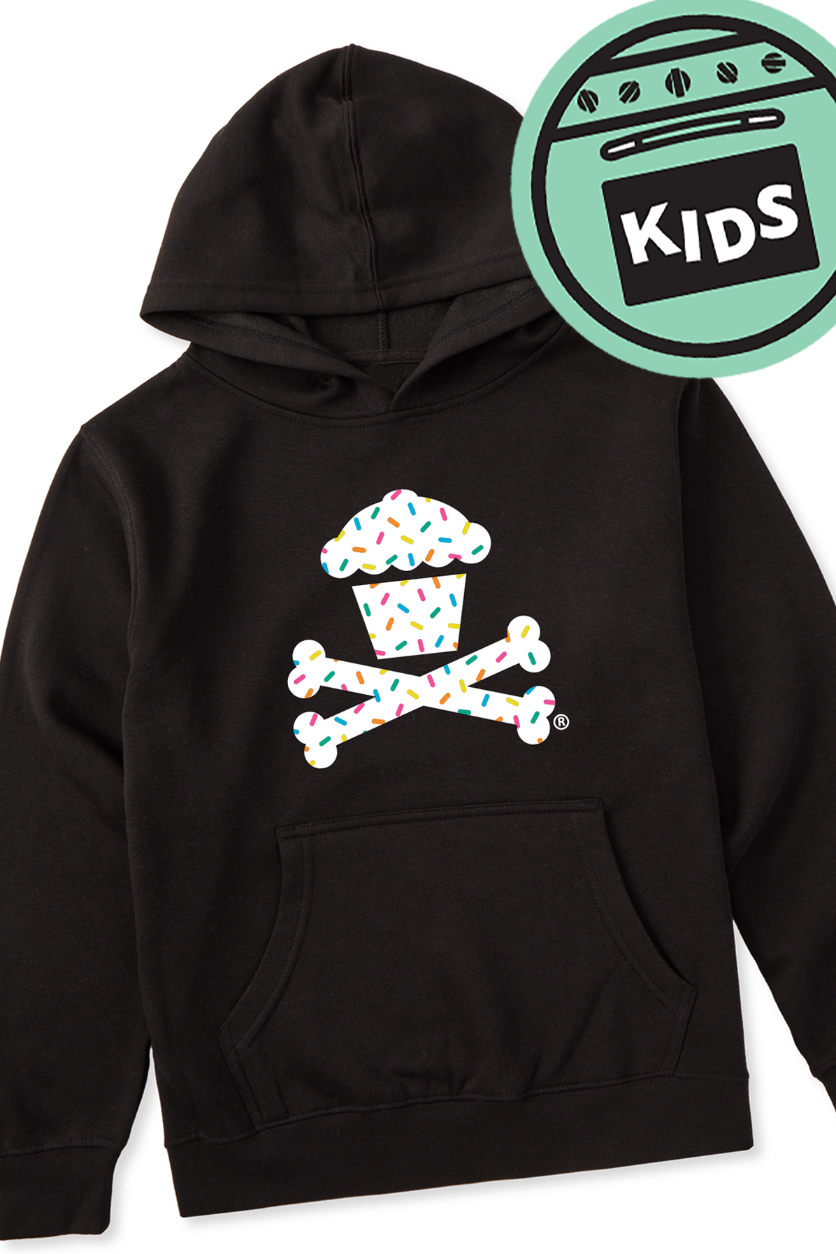 Kids Pullover Sweatshirt - Sprinkles Crossbones