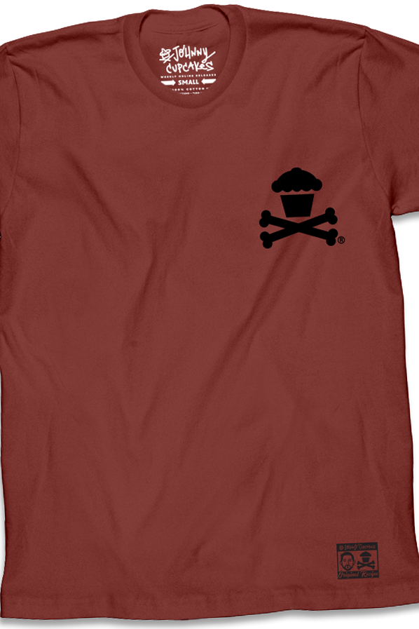 $10 Sale Tee - Basic Mini Crossbones Rust