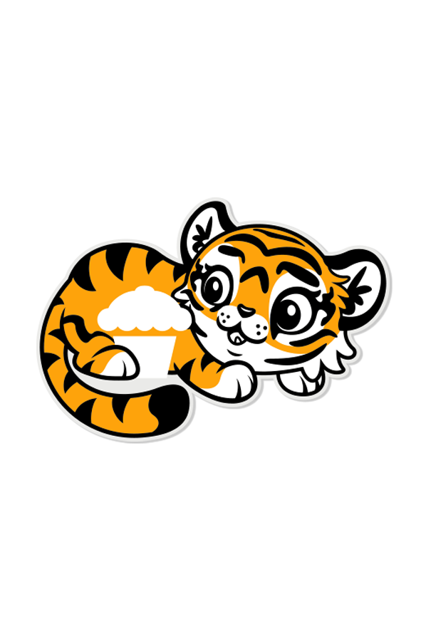 Tiger Tee w/ Sticker