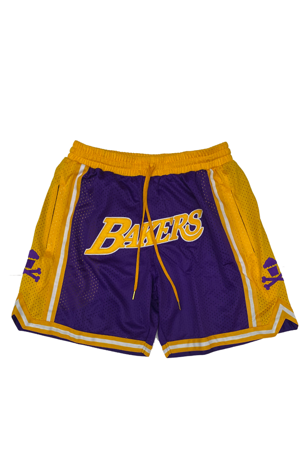 Just Don style Los Angeles Lakers retro shorts for Sale in Los