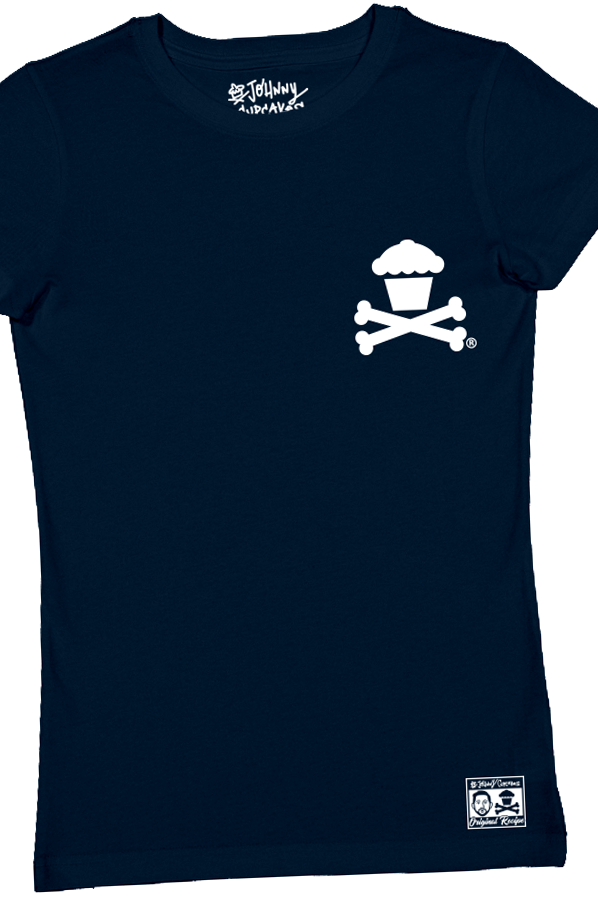 Basic Crossbones (Navy) - Women's / Fitted Size
