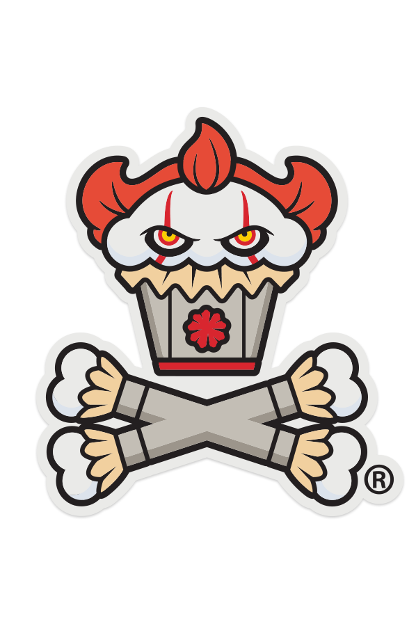 STICKER - Down Here Crossbones