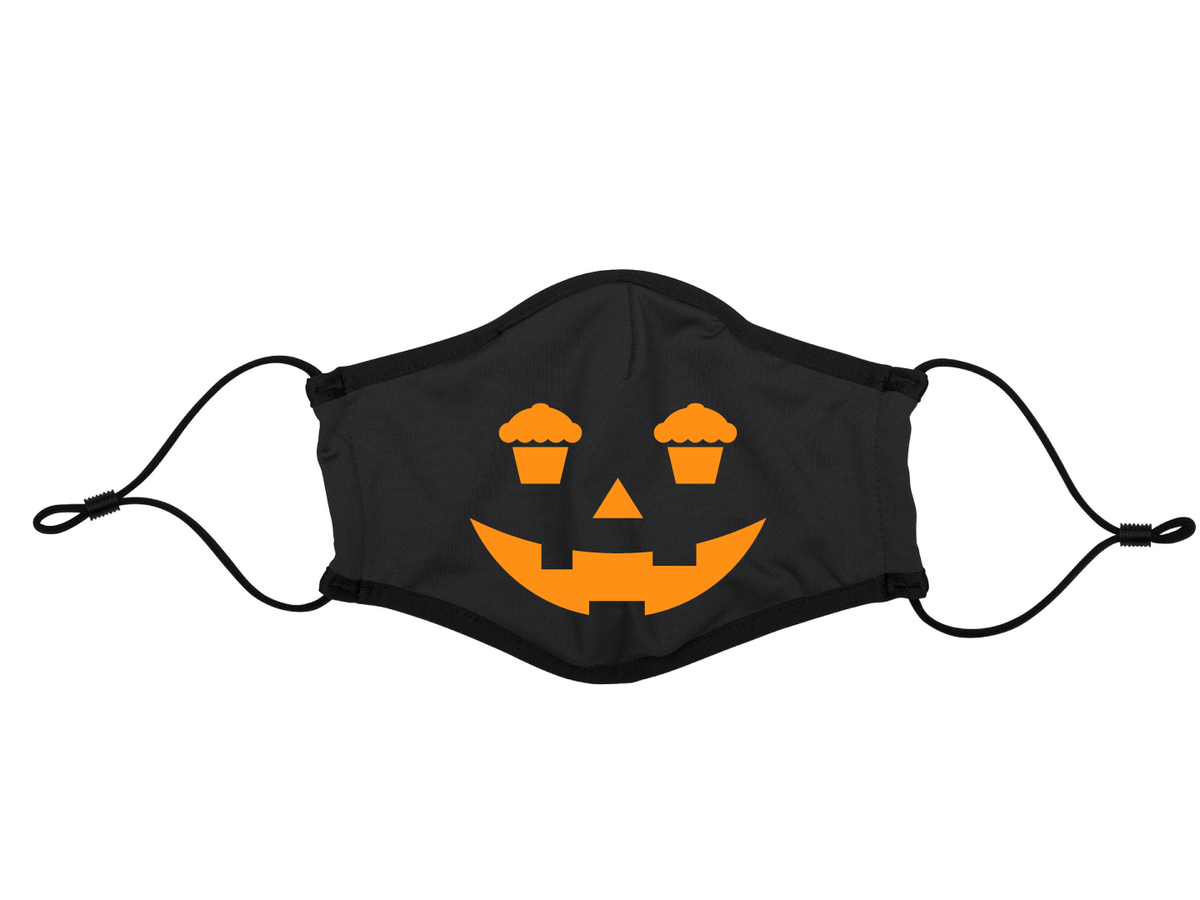 JC Vault - Cake-O-Lantern Face Mask W/ Adjustable Ear Strap