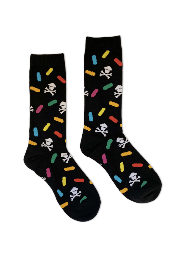 Black Sprinkles Socks