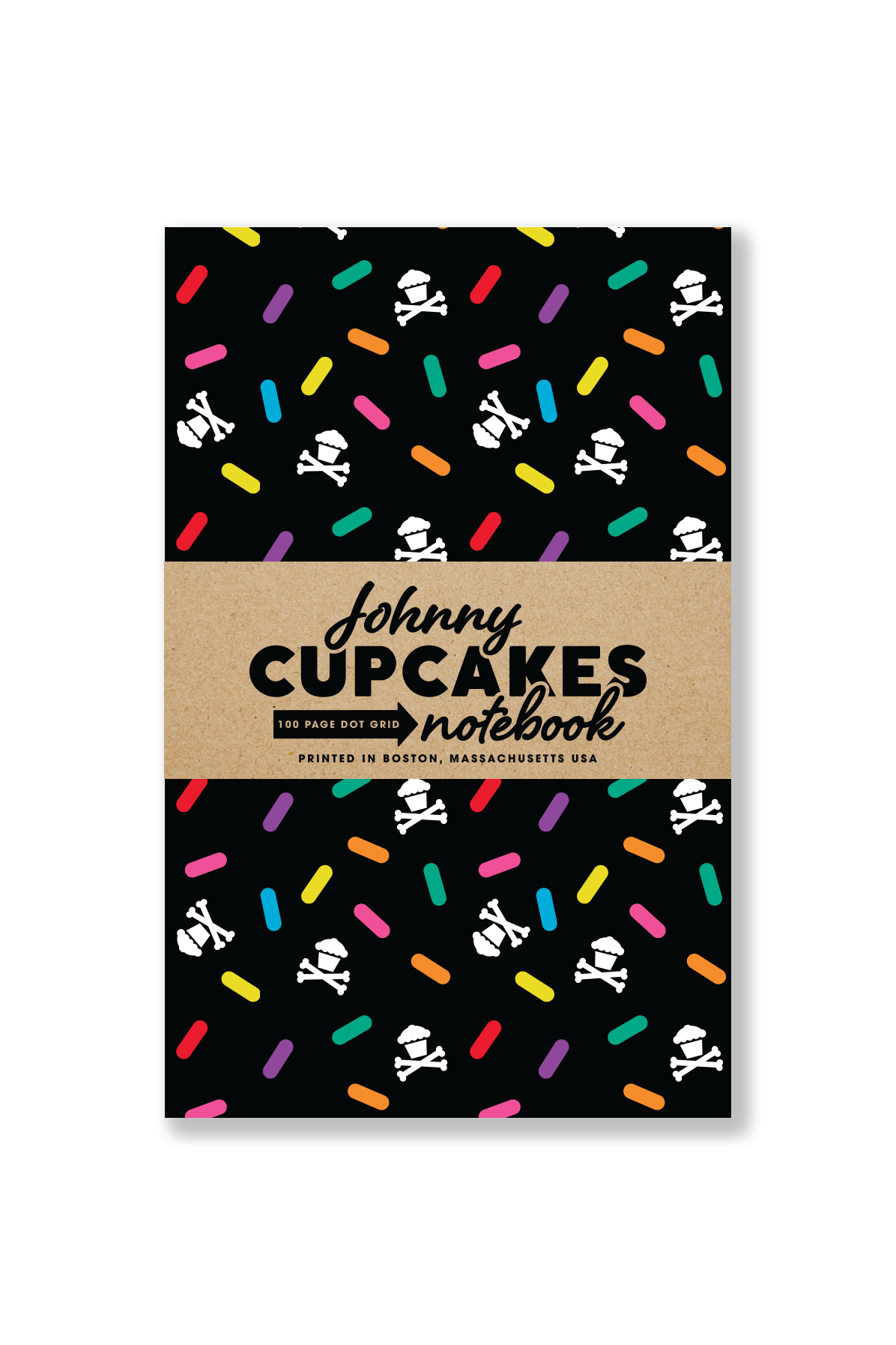 Sprinkles Black Notebook