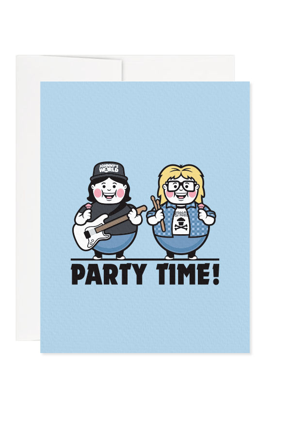 Party Time Birthday Greeting Card