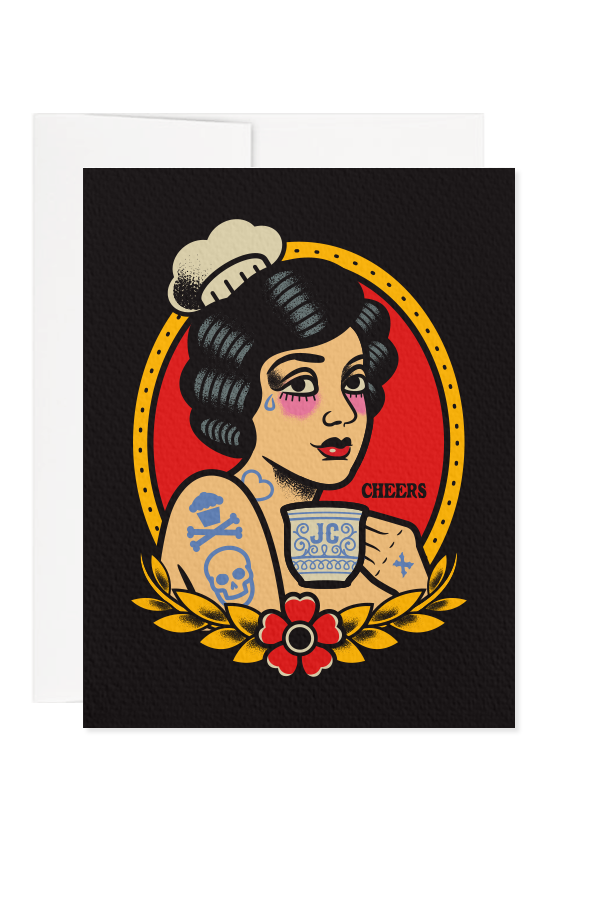Cheers Tea Greeting Card