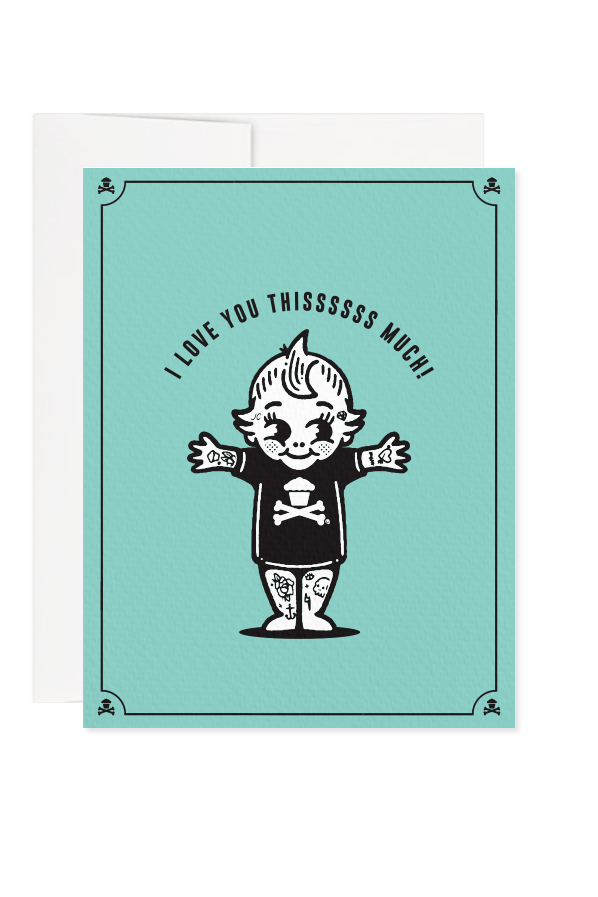 Chew-Pie Doll Greeting Card