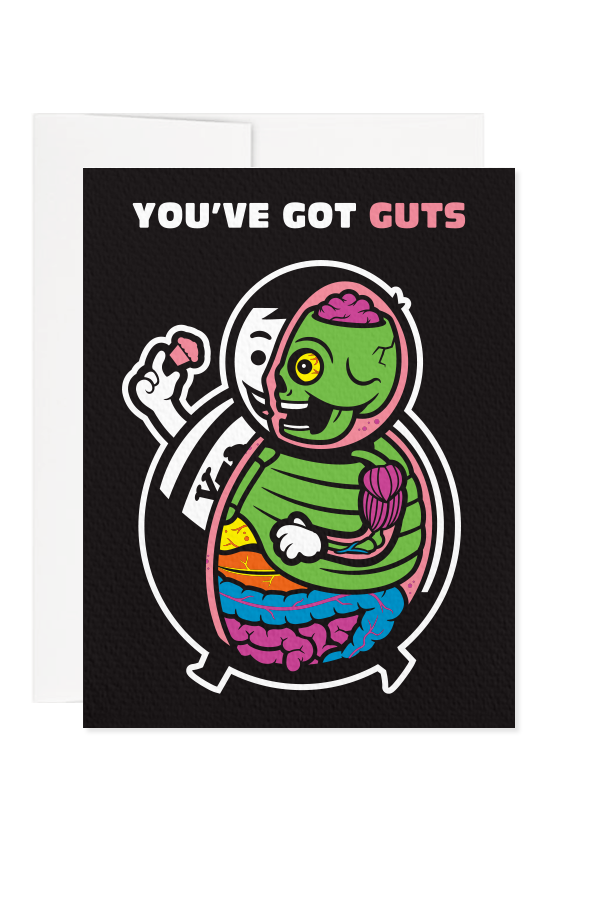 Guts Big Kid Greeting Card