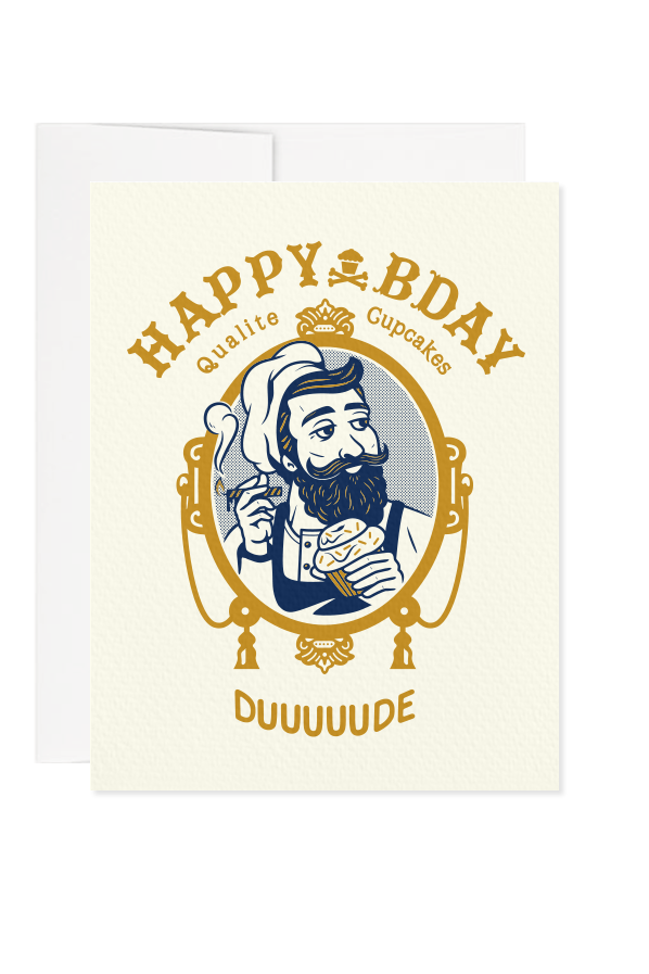 Qualite Cupcakes Greeting Card
