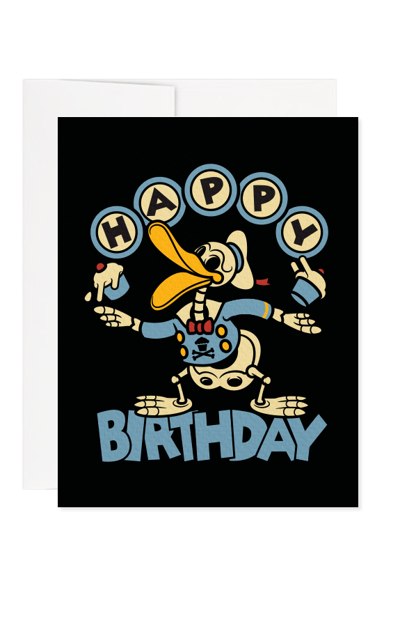 Birthday Duck Greeting Card